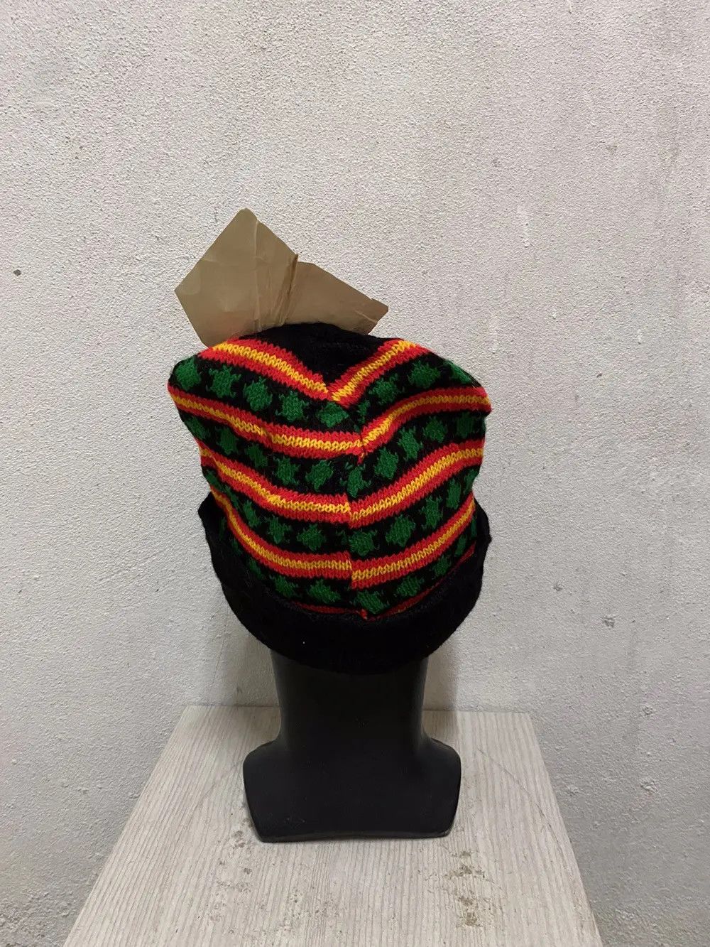 Japanese Brand × Kapital × Vintage Jamaican Style Stripe Design Beanie Hat Size ONE SIZE - 4 Thumbnail