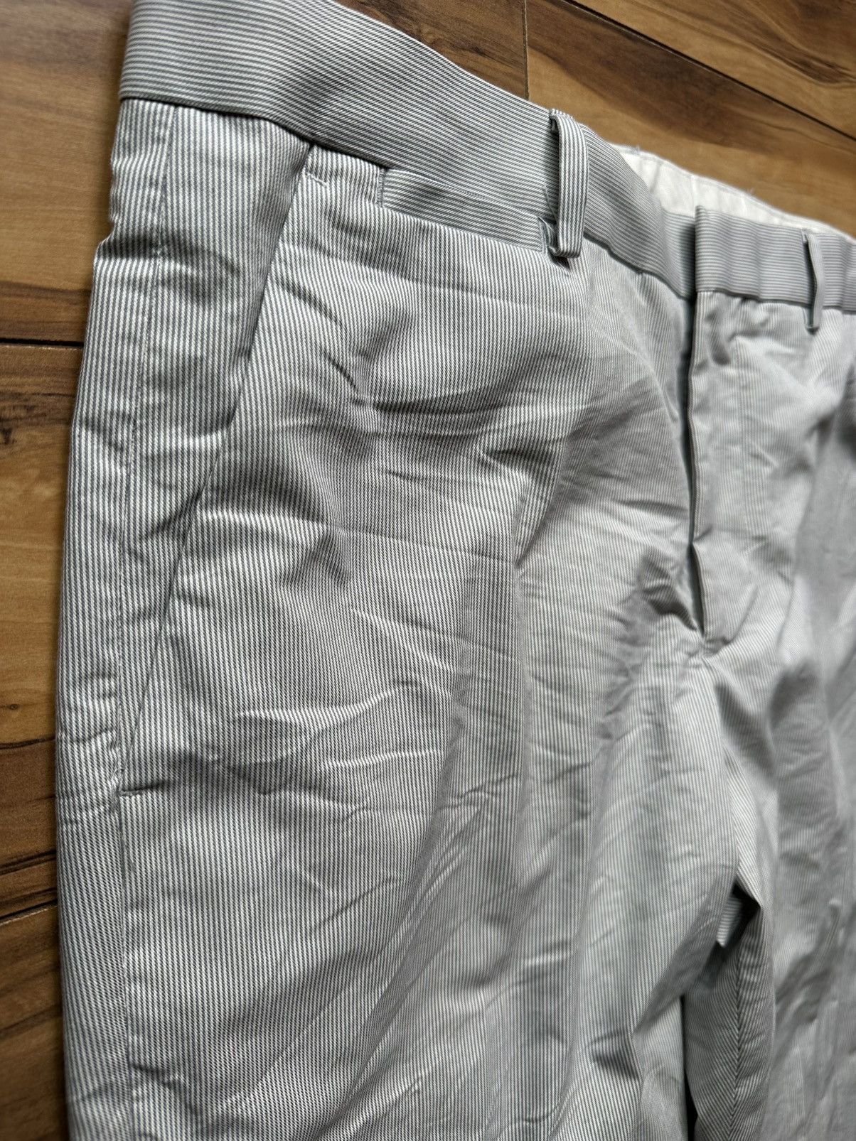 Express Men's Gray Pants Size US 34 / EU 50 - 4 Thumbnail
