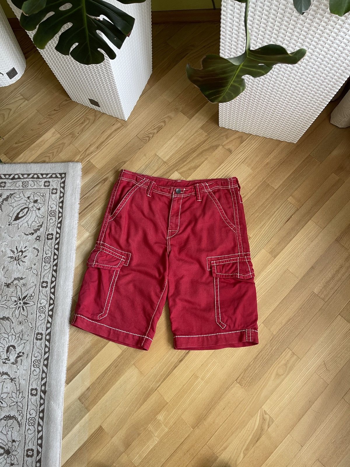 Japanese Brand True Religion Cargo Shorts Size 34 Cheif Keef Size US 34 / EU 50 - 8 Thumbnail