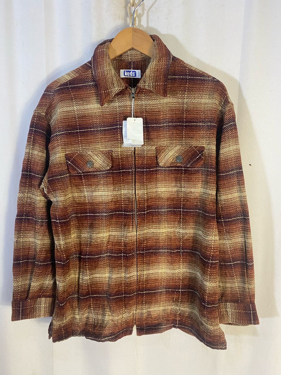 Flannel × Keds Vintage keds zipper flannel shirt Size US M / EU 48-50 / 2 - 1 Thumbnail