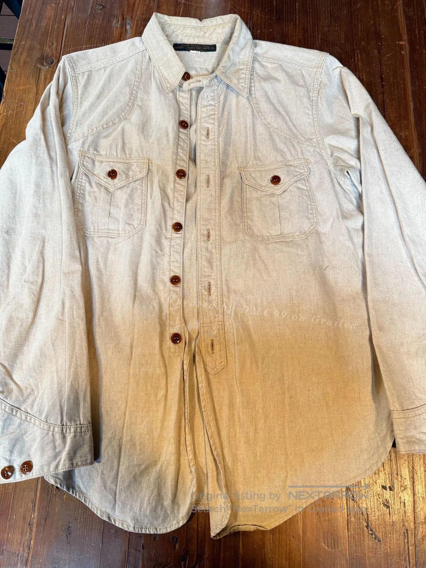 Freewheelers Freewheelers BUBO SPORT TOGS Work Shirt. Size US M / EU 48-50 / 2 - 1 Thumbnail