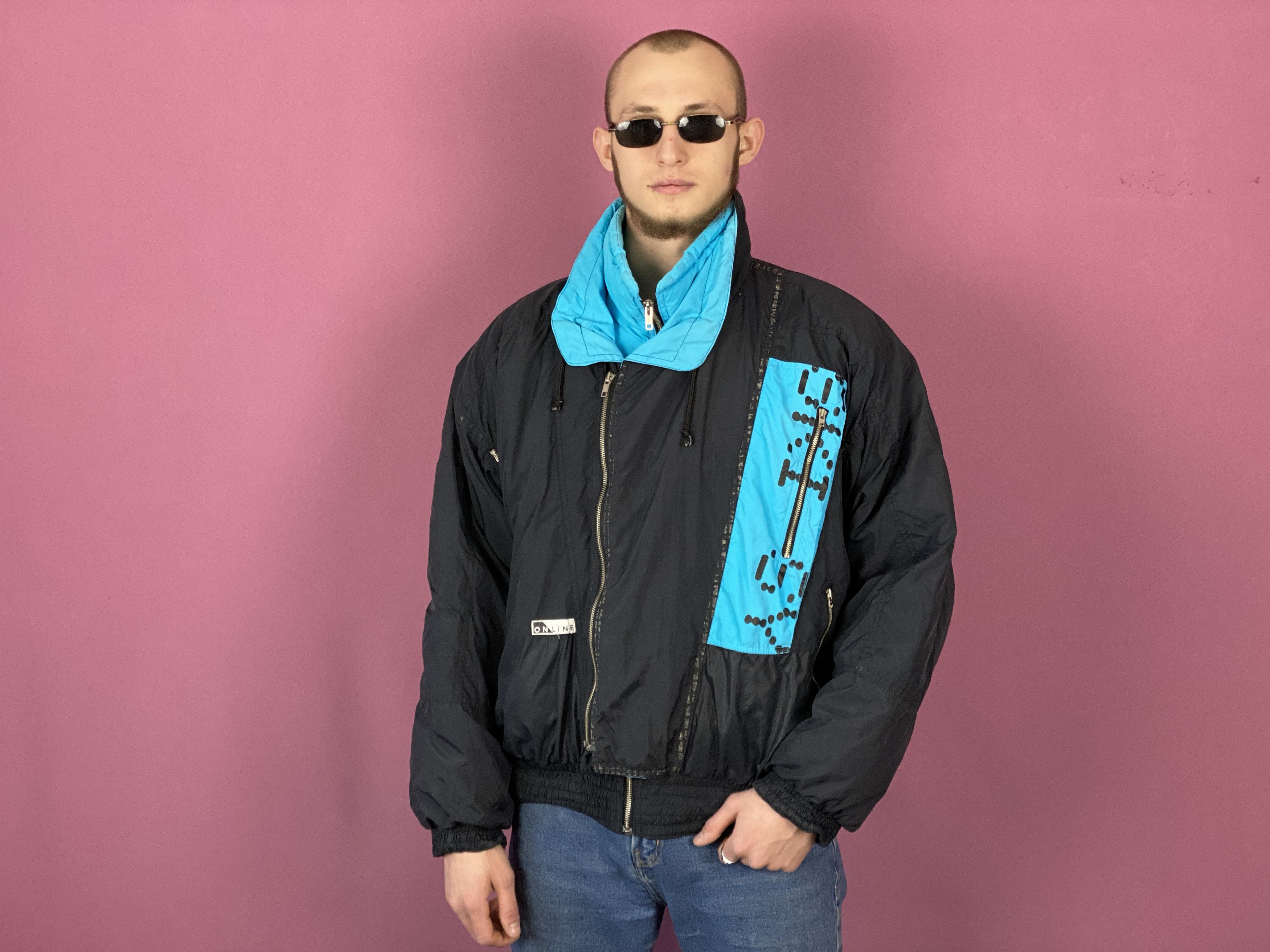 Vintage 90s Online Vintage Men's Ski Jacket - Size L Size US L / EU 52-54 / 3 - 4 Thumbnail