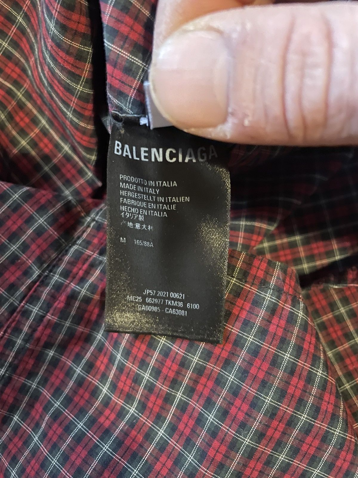 Balenciaga Balenciaga scottish shirt Size US M / EU 48-50 / 2 - 6 Thumbnail