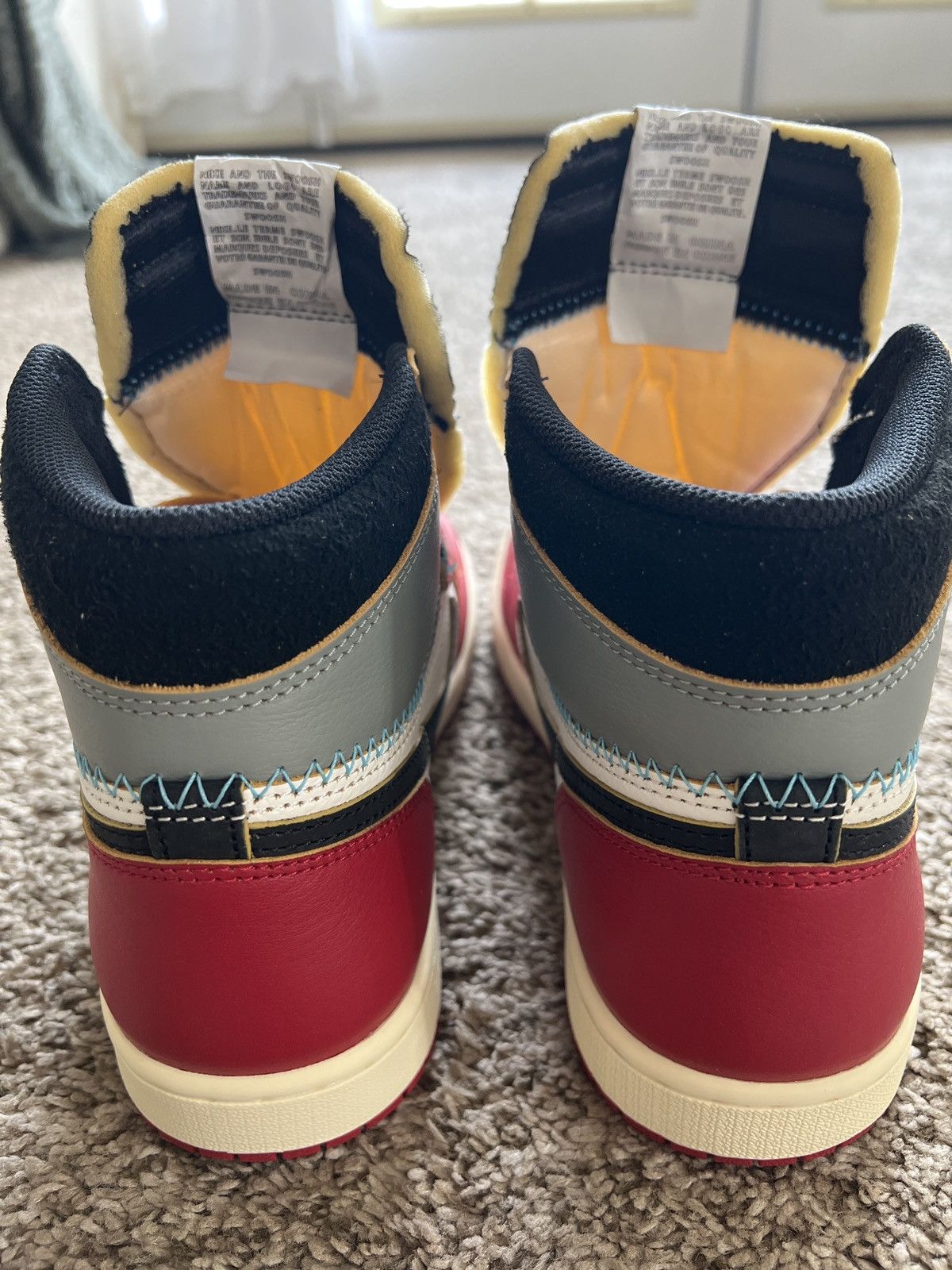 Nike × Union LA Jordan 1 Retro High Union LA Chicago Shadow Men’s Size 8.5 Size US 8.5 / EU 41-42 - 4 Thumbnail