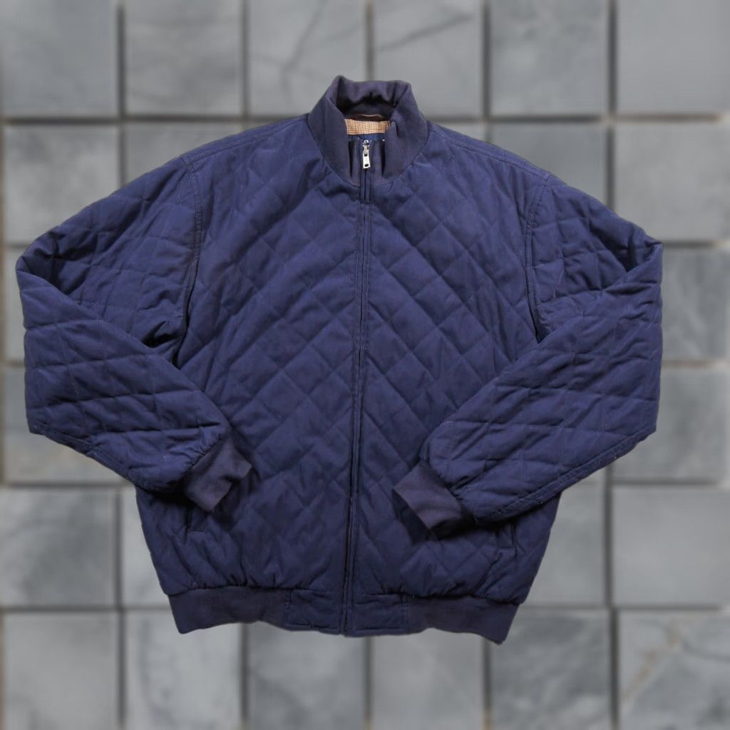 Vintage VINTAGE Polo Golf Jacket Mens Medium Blue Quilted Full Zip Bomber Jacket - Polo Golf Full Zip, Bomber, Quilted, Blue, Vintage, Mens, Medium, Jacket Size US M / EU 48-50 / 2 - 1 Thumbnail