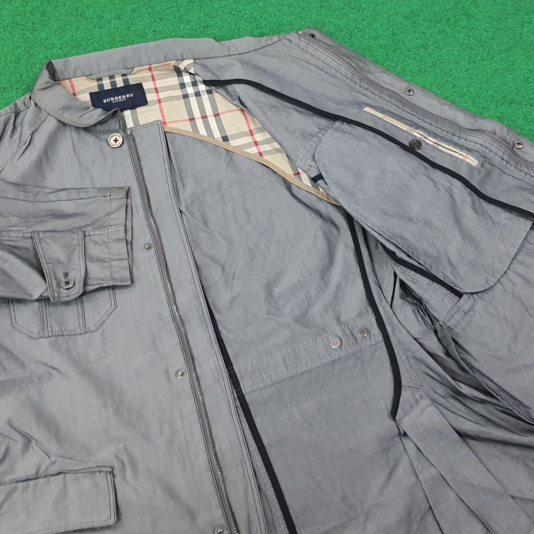 Burberry Vintage Burberry Nova Check Short Trench Coat C224N9 Size US M / EU 48-50 / 2 - 8 Thumbnail