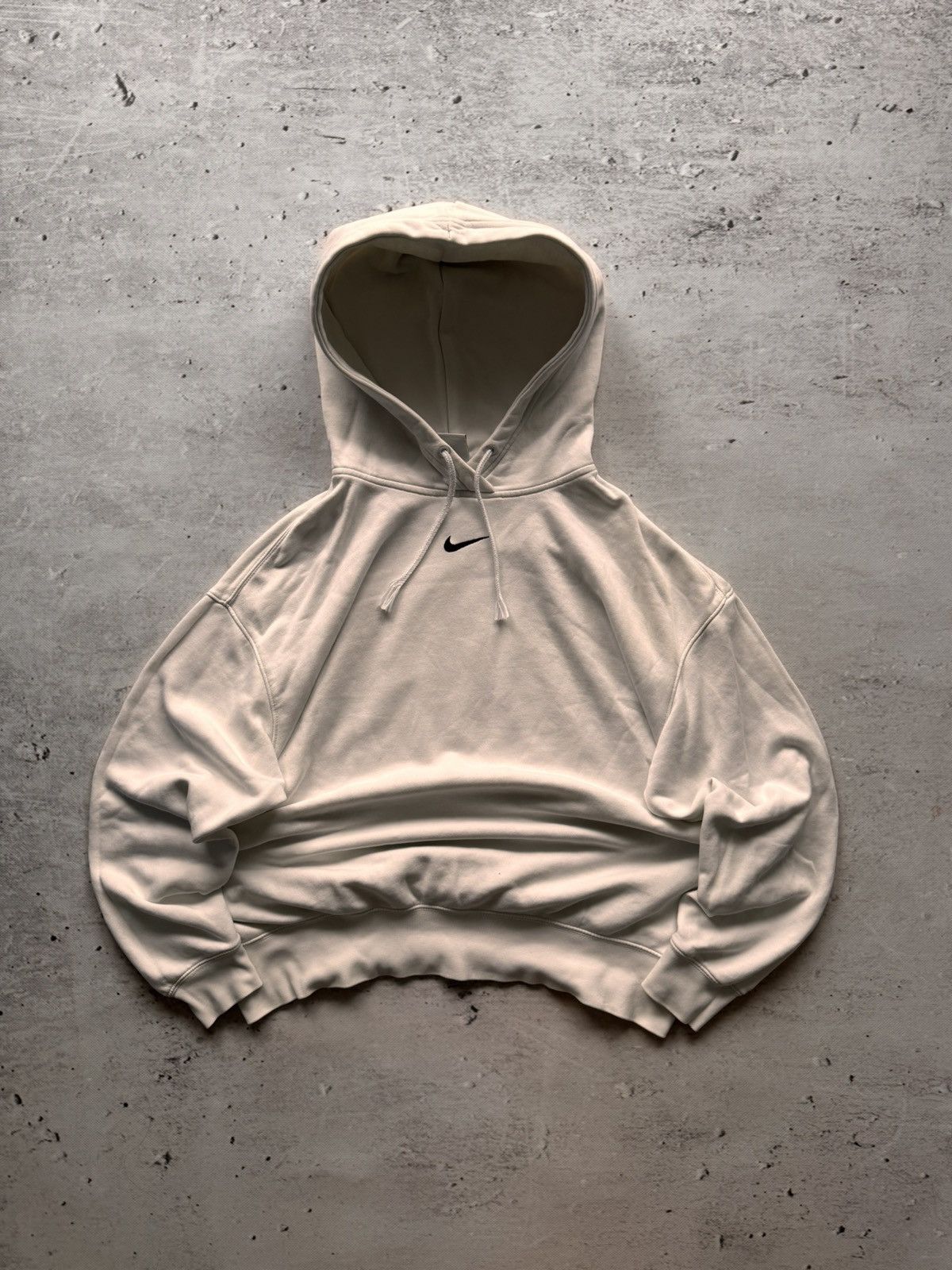 Nike × Vintage NIKE VINTAGE CENTER LOGO OVERSIZE BOXY HOODIE Size US M / EU 48-50 / 2 - 1 Thumbnail