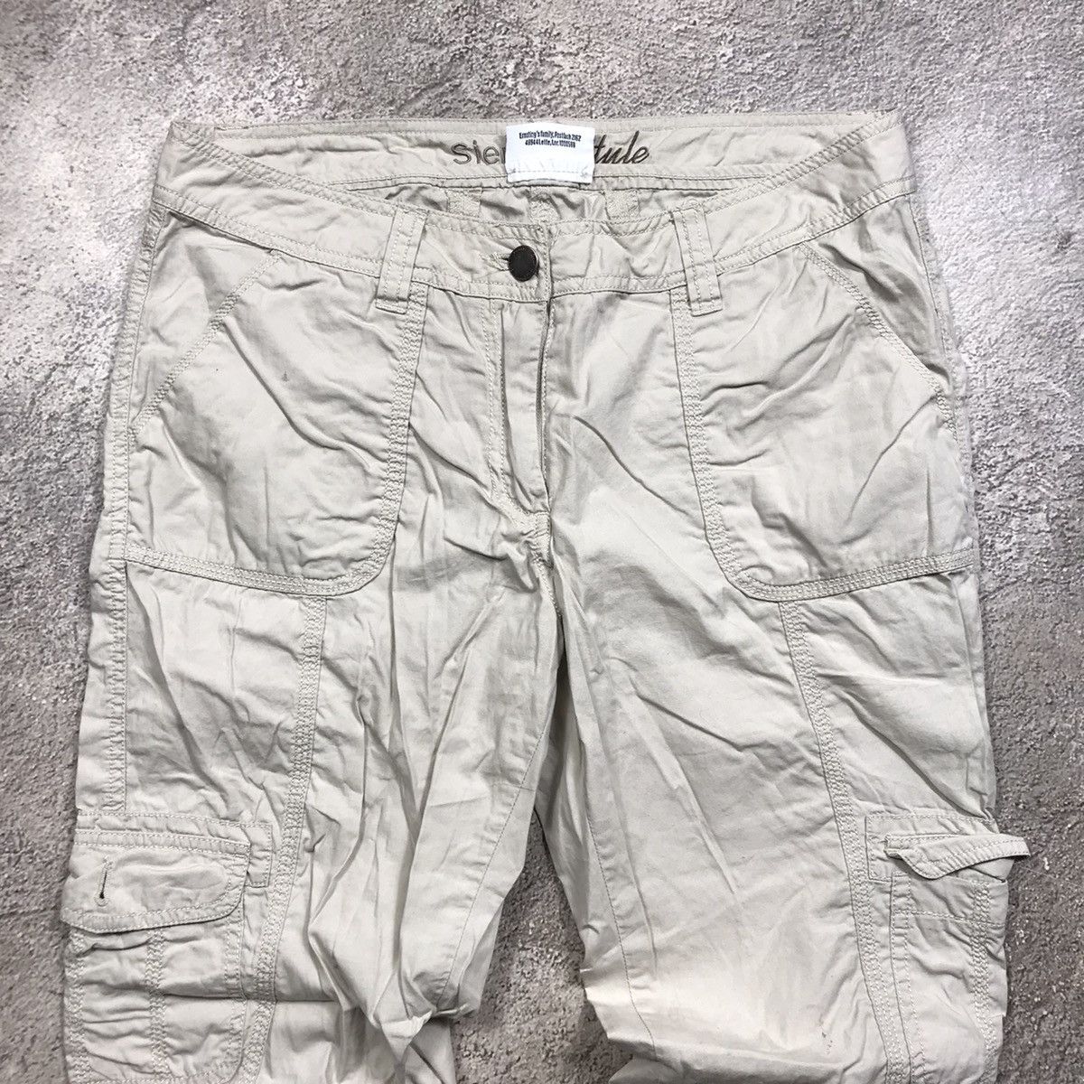 Vintage Vintage 90s Baggy Cargo Pants Parachute Flared Grunge 30 Size 30" / US 8 / IT 44 - 5 Thumbnail