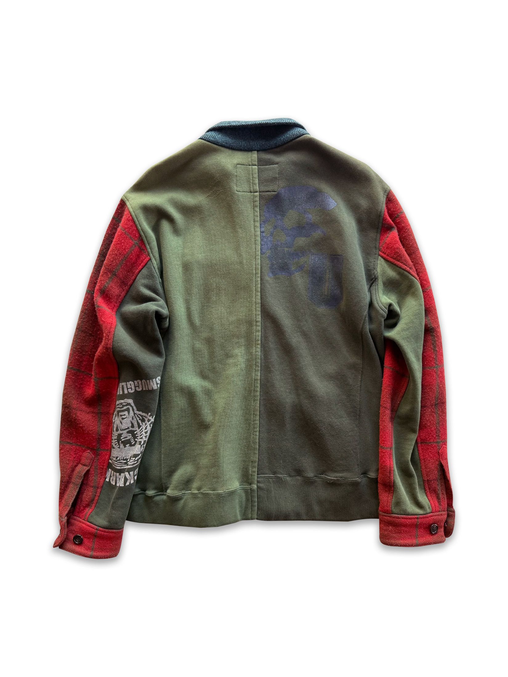Undercover AW03 Paper Doll Hybrid Reconstructed Wool Jacket Size US M / EU 48-50 / 2 - 2 Thumbnail