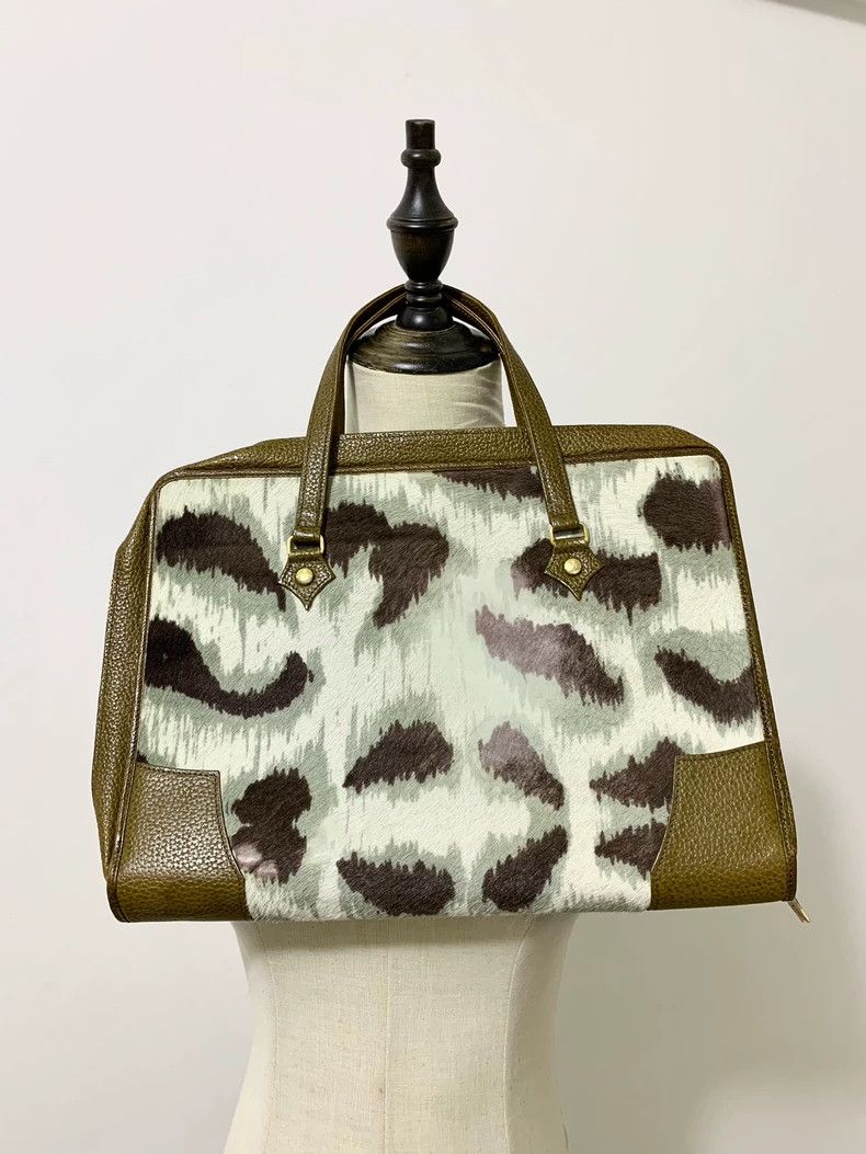 Vivienne Westwood Vivienne Westwood Brown macaque leopard pattern briefcase Size ONE SIZE - 2 Thumbnail