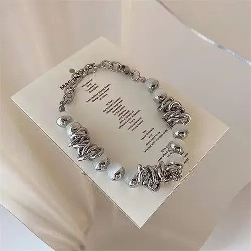 Other Metal Tie Knot Chain Bracelet Size ONE SIZE - 2 Thumbnail