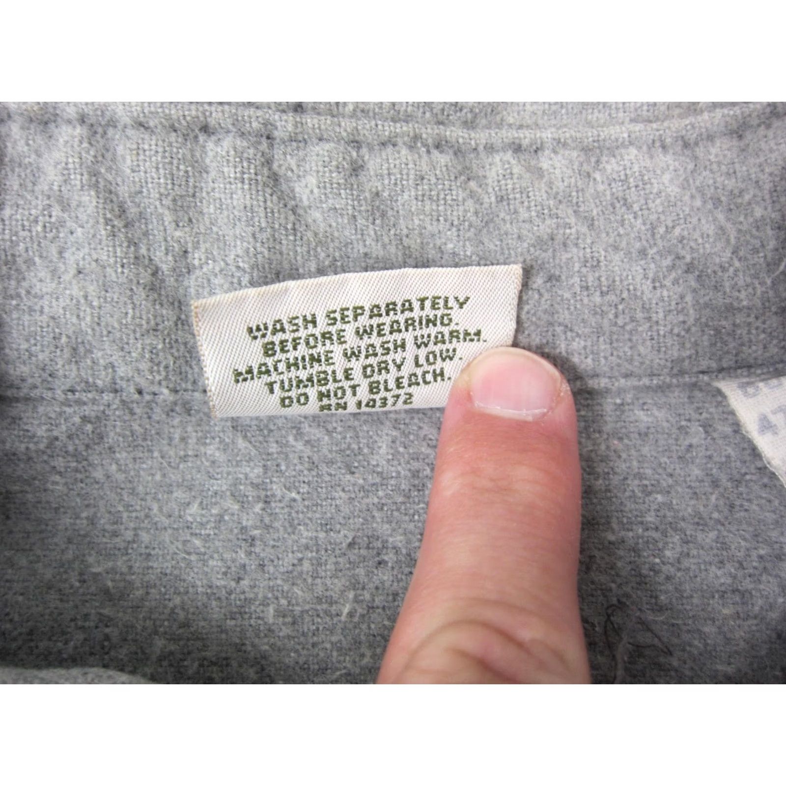 Vintage VINTAGE Five Brother Shirt Mens XL Gray Flannel Western Rodeo Cowboy Shirt Mens XL Gray Flannel Western Rodeo Cowboy Size US XL / EU 56 / 4 - 5 Thumbnail
