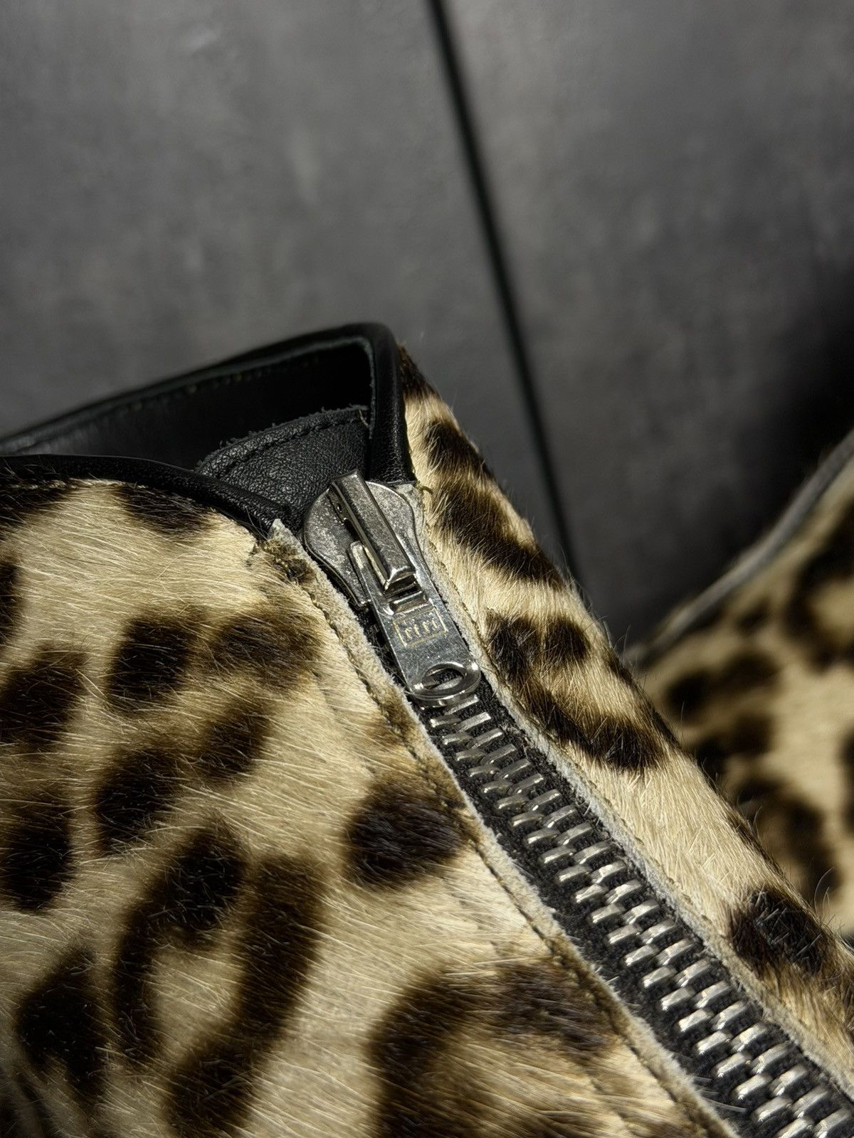 Vintage Sick Kandahar Pony Hair Fur Leopard Boots 424 Owens Yohji Size US 10 / IT 40 - 19 Thumbnail