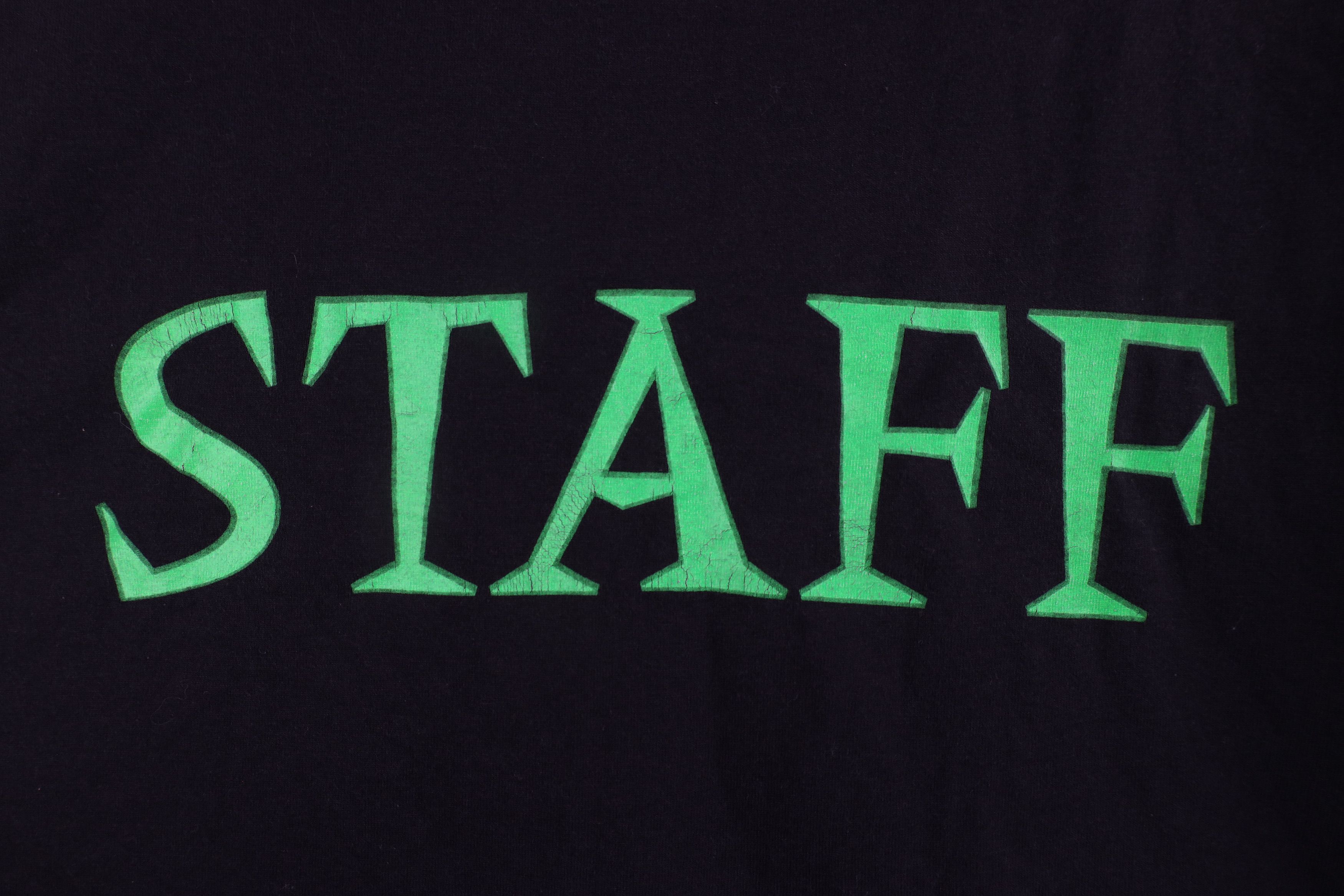 Vintage Vintage 90s Out Plaza Lanes Bowling Staff T-Shirt Black Size US XL / EU 56 / 4 - 7 Thumbnail