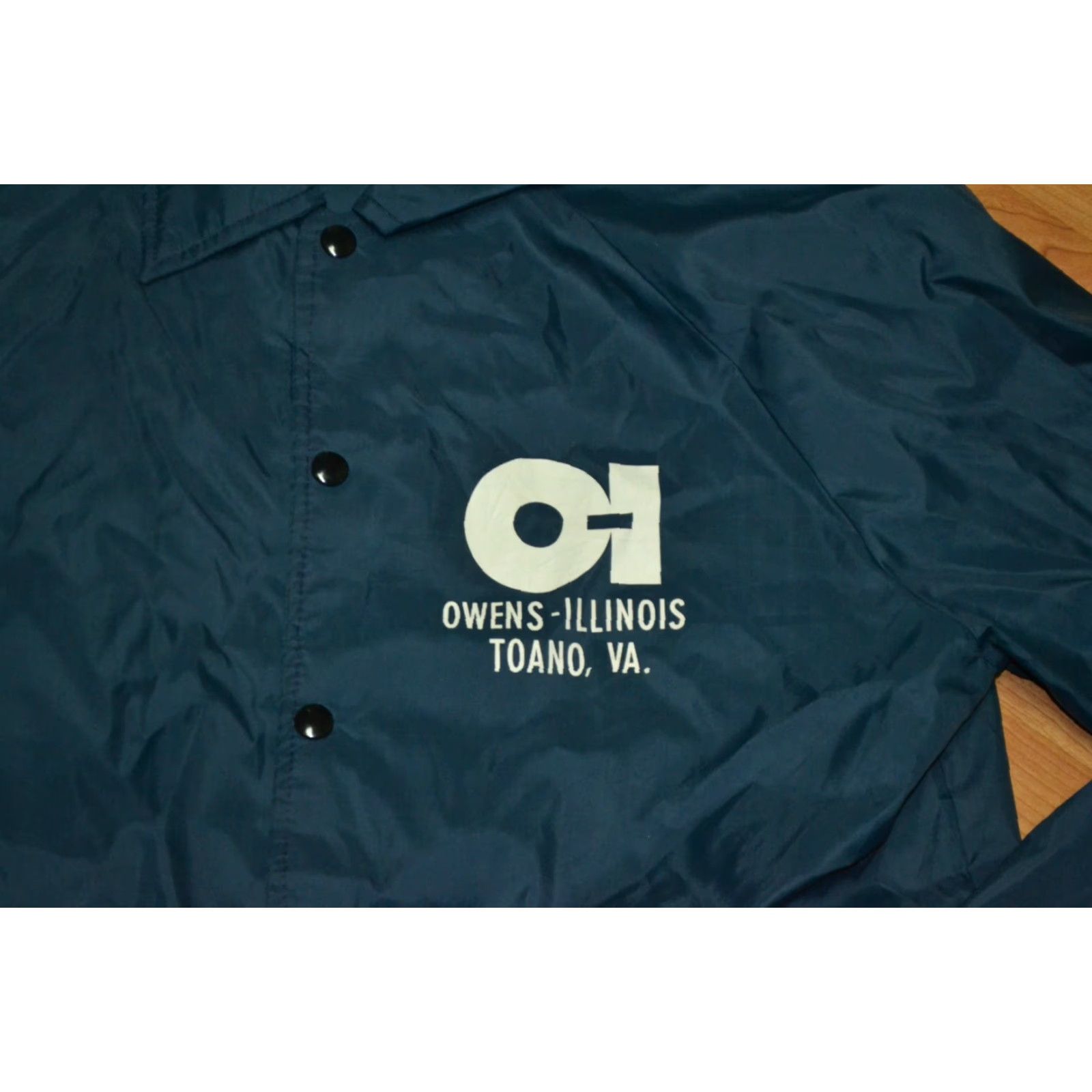 Champion VTG Champion Jacket Windbreaker Toano VA Nylon Button Up M Small Blue Men Wardrobe Vapor Size US M / EU 48-50 / 2 - 2 Thumbnail