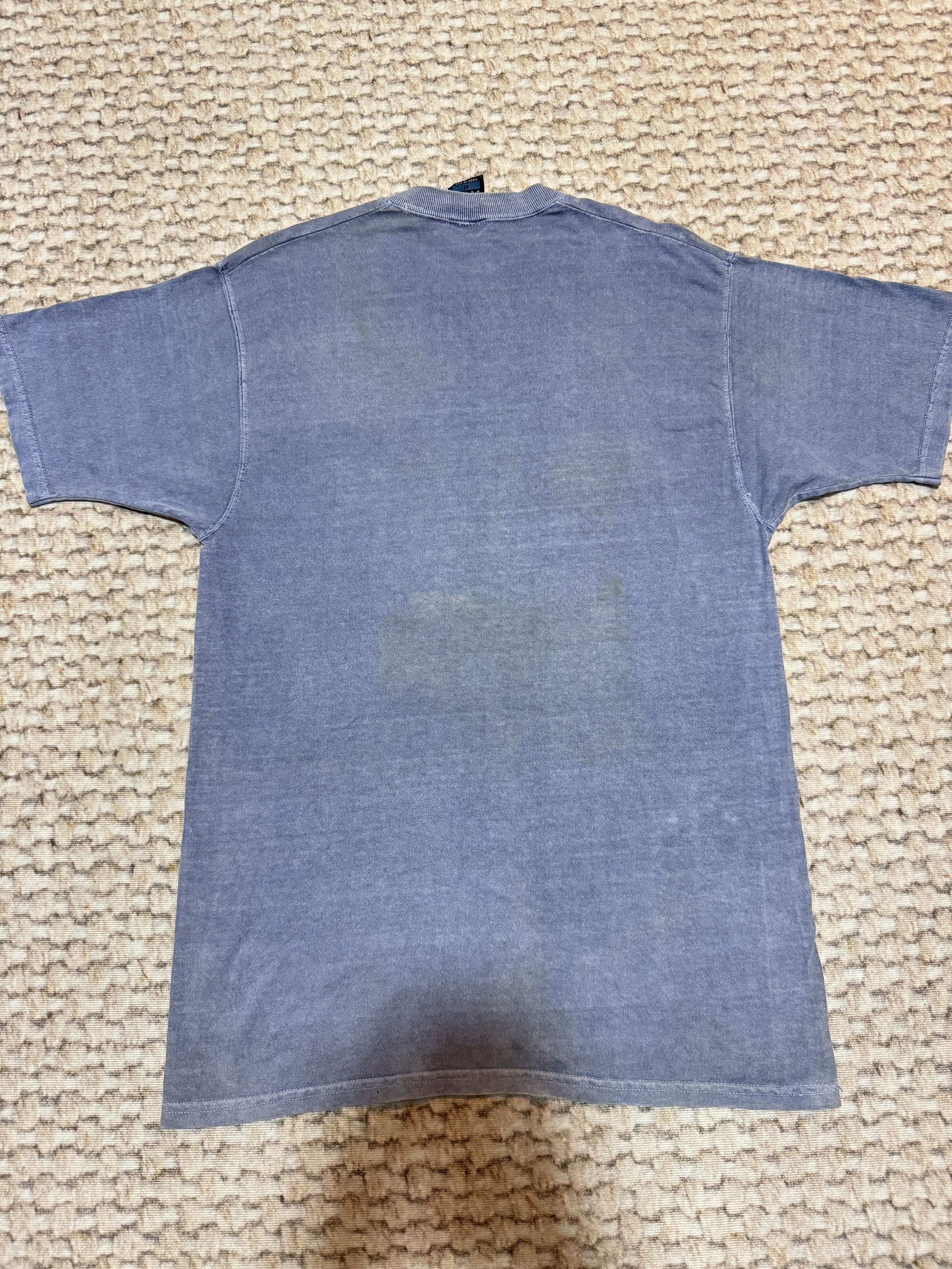 Vintage Vintage 90's Prison Blue Alcatraz Prison T shirt Size US M / EU 48-50 / 2 - 7 Thumbnail