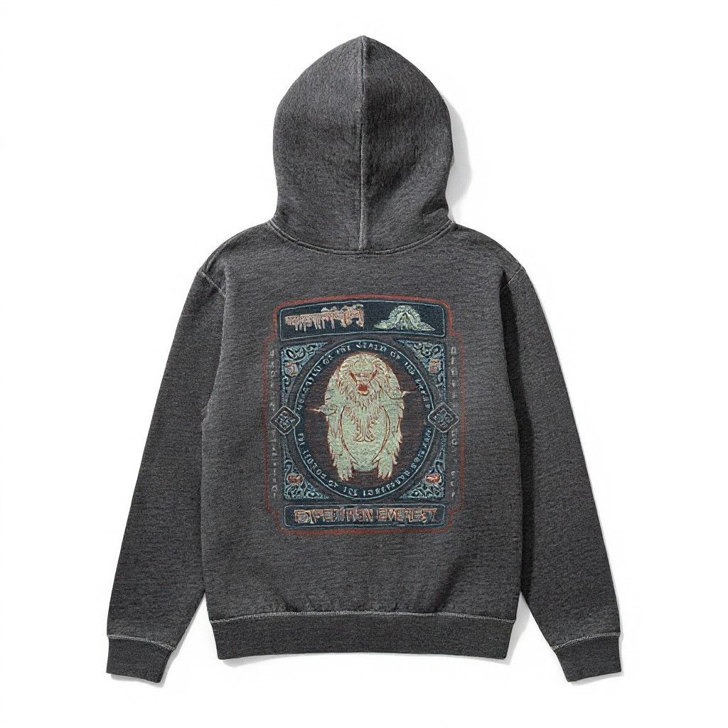 Disney Disney Expedition Everest Gray Full Zip-Up Yeti LW Hoodie Size US S / EU 44-46 / 1 - 1 Thumbnail
