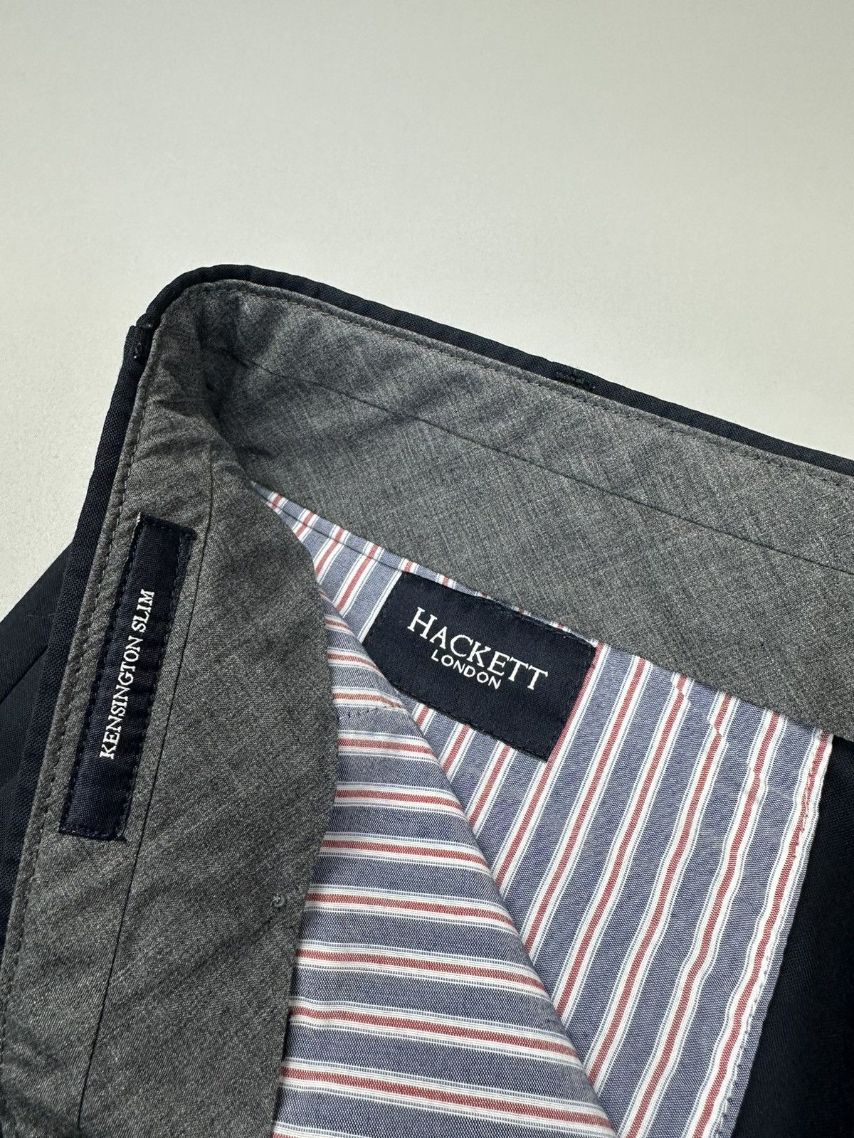 Hackett Hackett London Wool Formal Straight Fit Pants Size US 32 / EU 48 - 4 Thumbnail