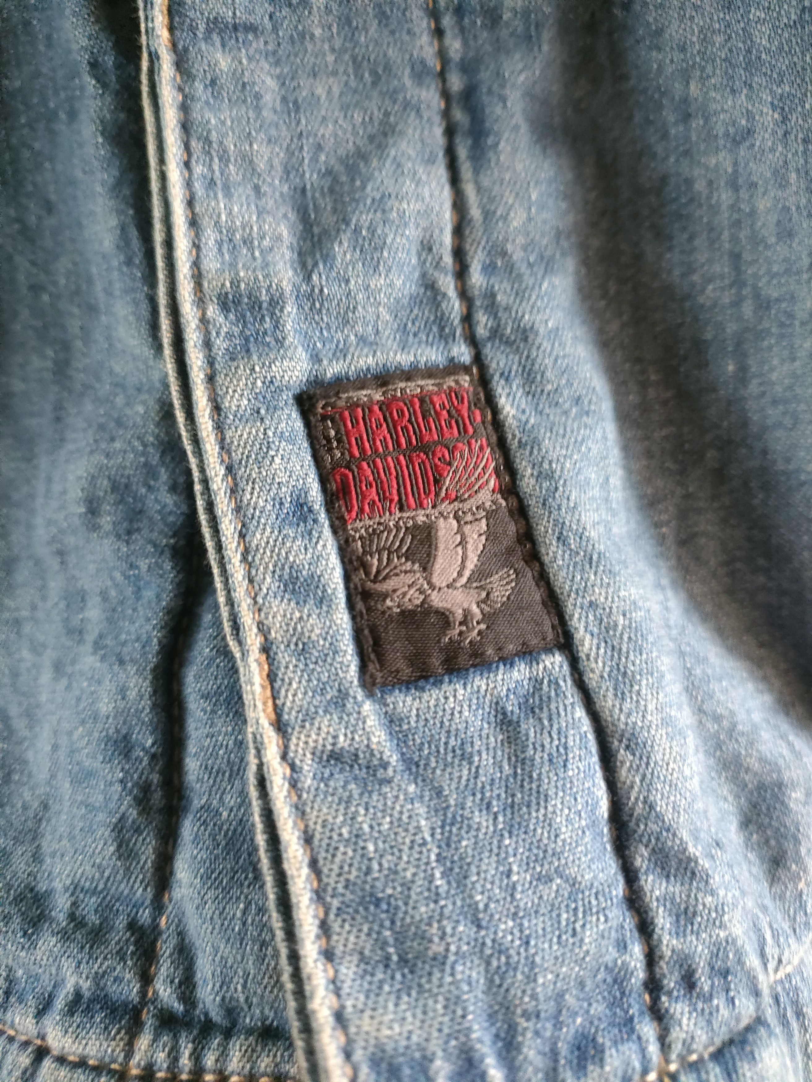 Harley Davidson Harley Davidson Flannel Denim Size US L / EU 52-54 / 3 - 11 Thumbnail