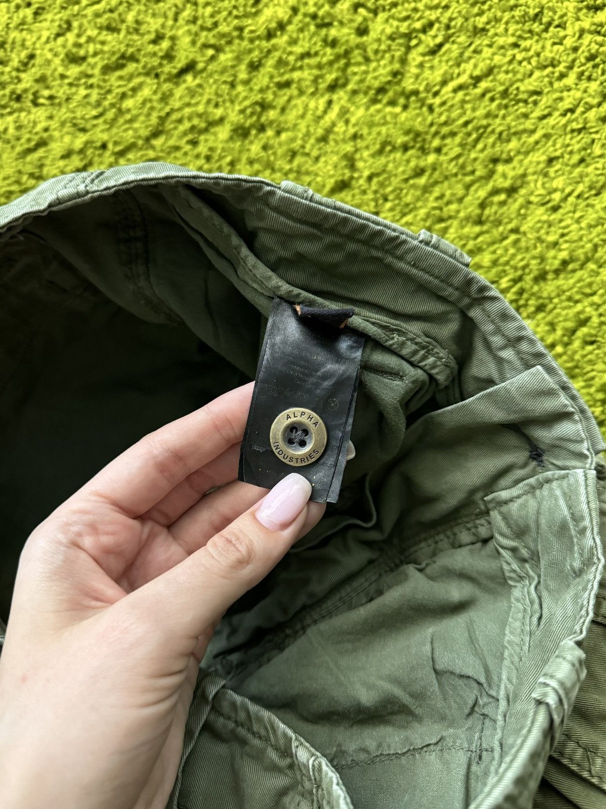 Alpha Industries × Vintage Alpha Industries 2000s vintage military army cargo pants Size US 32 / EU 48 - 10 Thumbnail