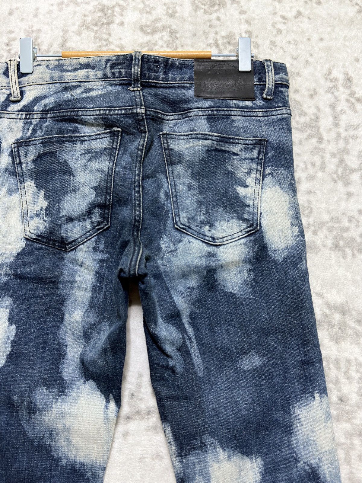 Hysteric Glamour Neige Style Acid Wash Skinny Punk Archive Denim Jeans Size US 31 - 11 Thumbnail