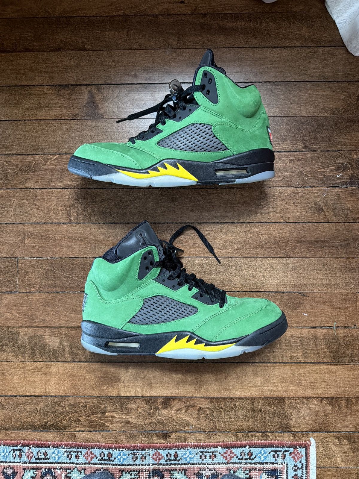 Jordan Brand Air Jordan 5 Retro “Oregon” – Size 12 – OG Box – Light Wear Size US 12 / EU 45 - 1 Thumbnail