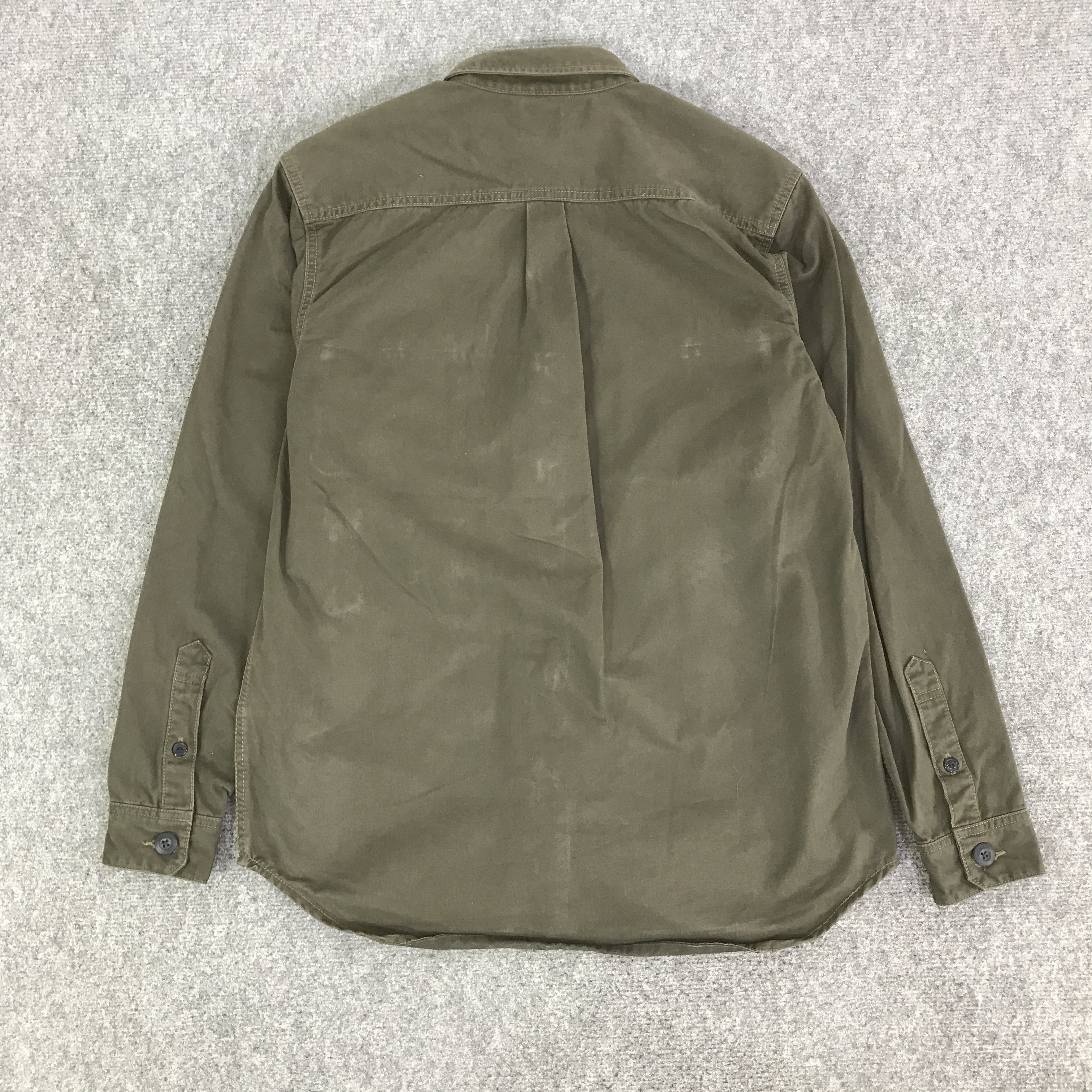 Japanese Brand KRIFF MAYER ARMY STYLE BUTTON UP SHIRT K116B21 Size US L / EU 52-54 / 3 - 3 Thumbnail