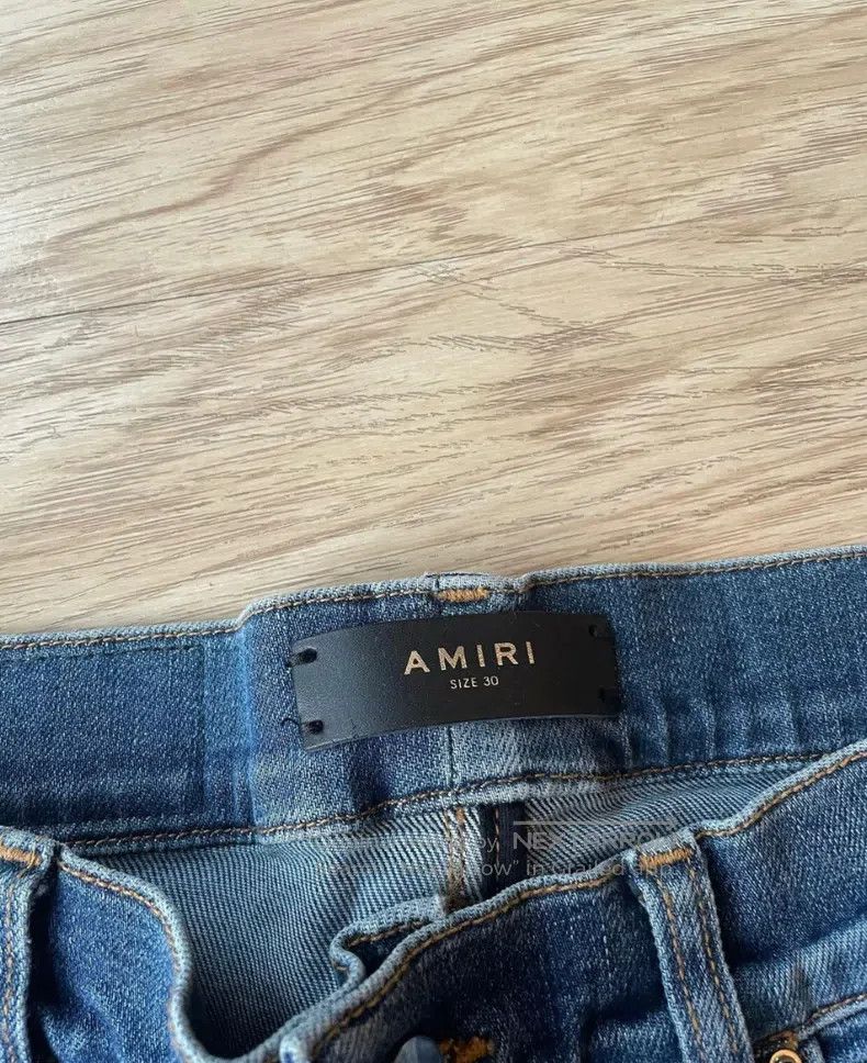 Amiri Amiri Size 30 Classic patched blue jeans Size US 30 / EU 46 - 2 Thumbnail