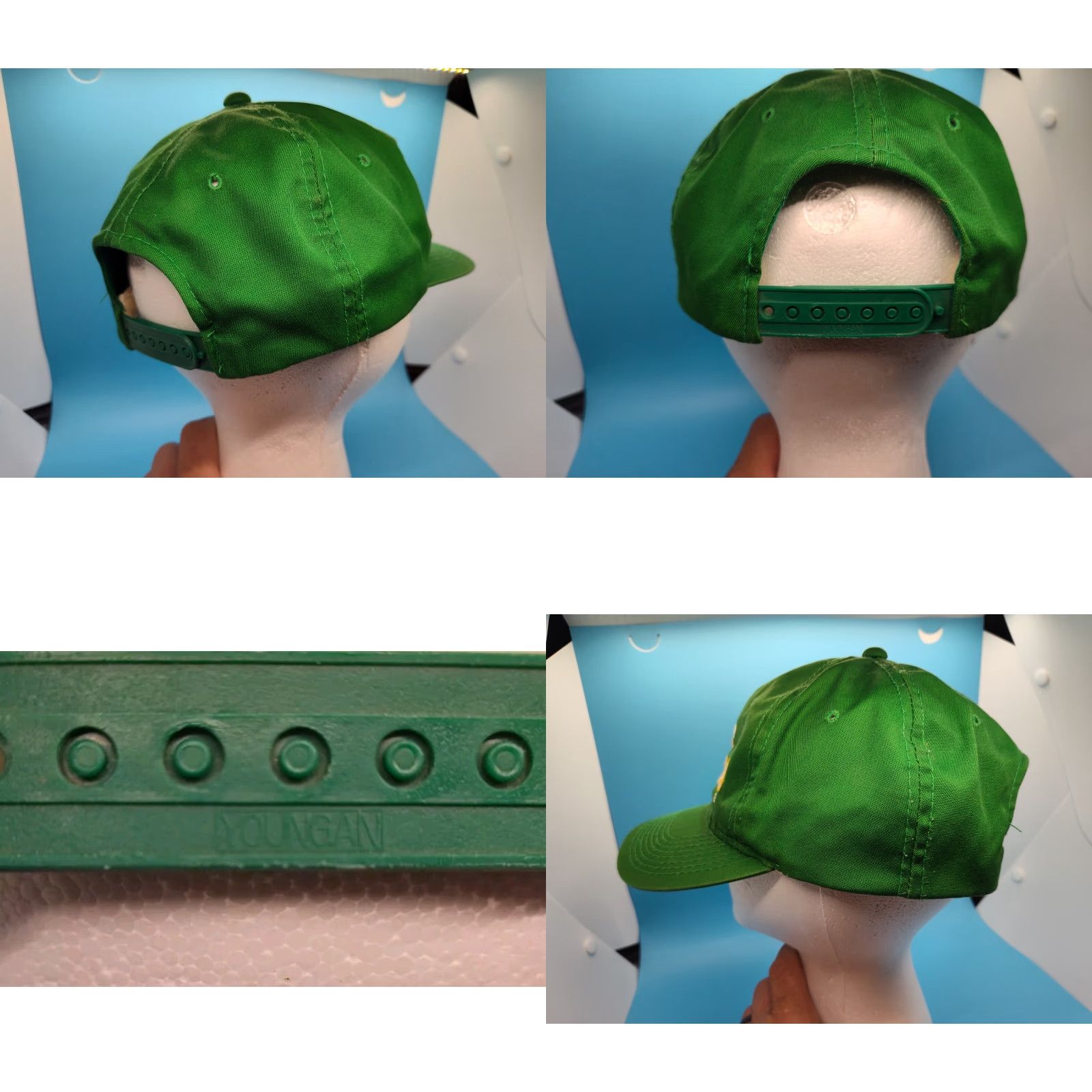 Vintage VINTAGE 90s The Twill Boston Celtics Script Snapback Hat Men One Size Green Yellow Outline Size ONE SIZE - 8 Thumbnail