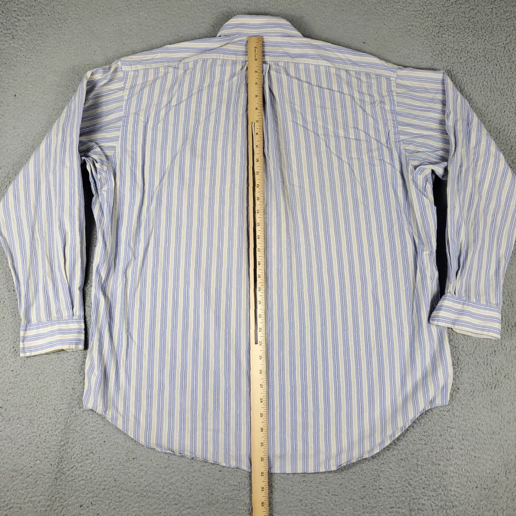 Ralph Lauren Ralph Lauren Button-Up Shirt Mens XL Blue Striped Long Sleeve Casual Size US XL / EU 56 / 4 - 3 Thumbnail