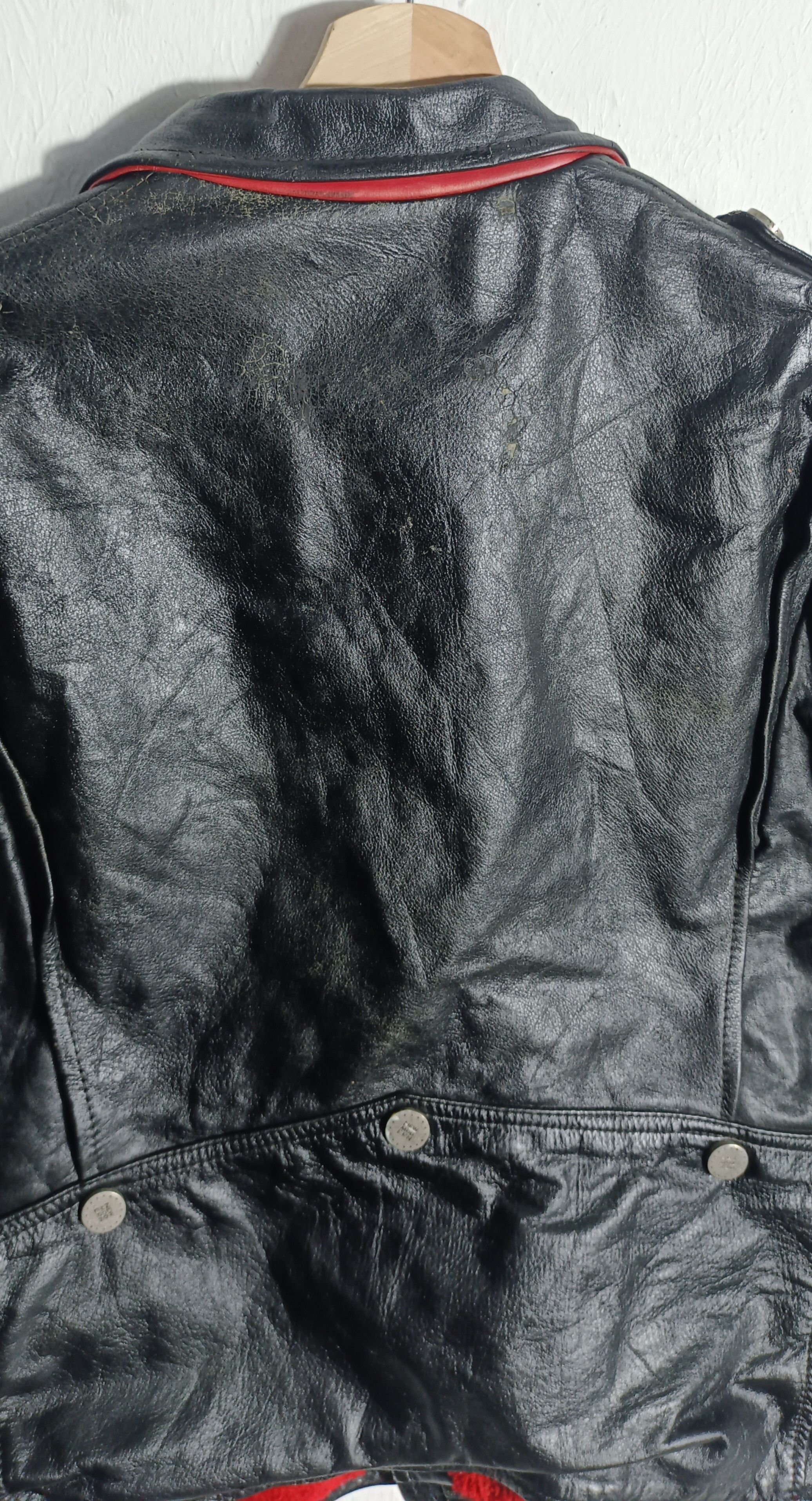 If Six Was Nine Vtg 1980s💥New Paris Bikers Leather Jacket Size US M / EU 48-50 / 2 - 14 Thumbnail