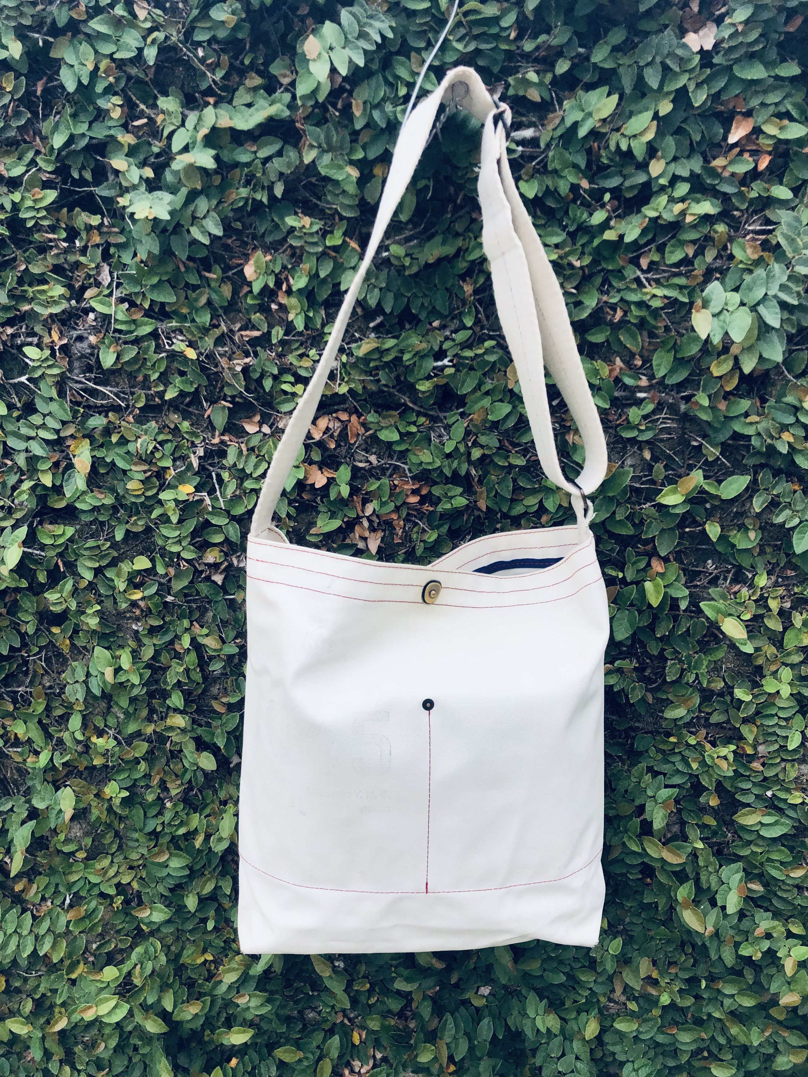 Japanese Brand 045 Yokohama Canvas Crossbody BAG Nippon Made Size ONE SIZE - 6 Thumbnail