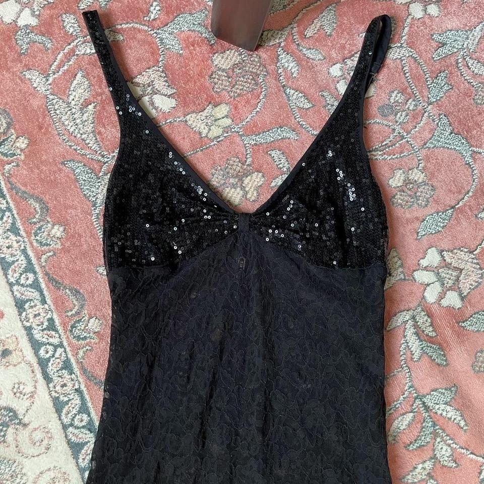 VS Black Lace Sheer Mini Dress (S-M)