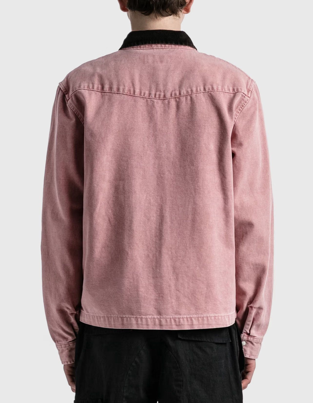 Stussy Stussy Pink Washed Canvas Work Shirt Small Size US S / EU 44-46 / 1 - 16 Thumbnail