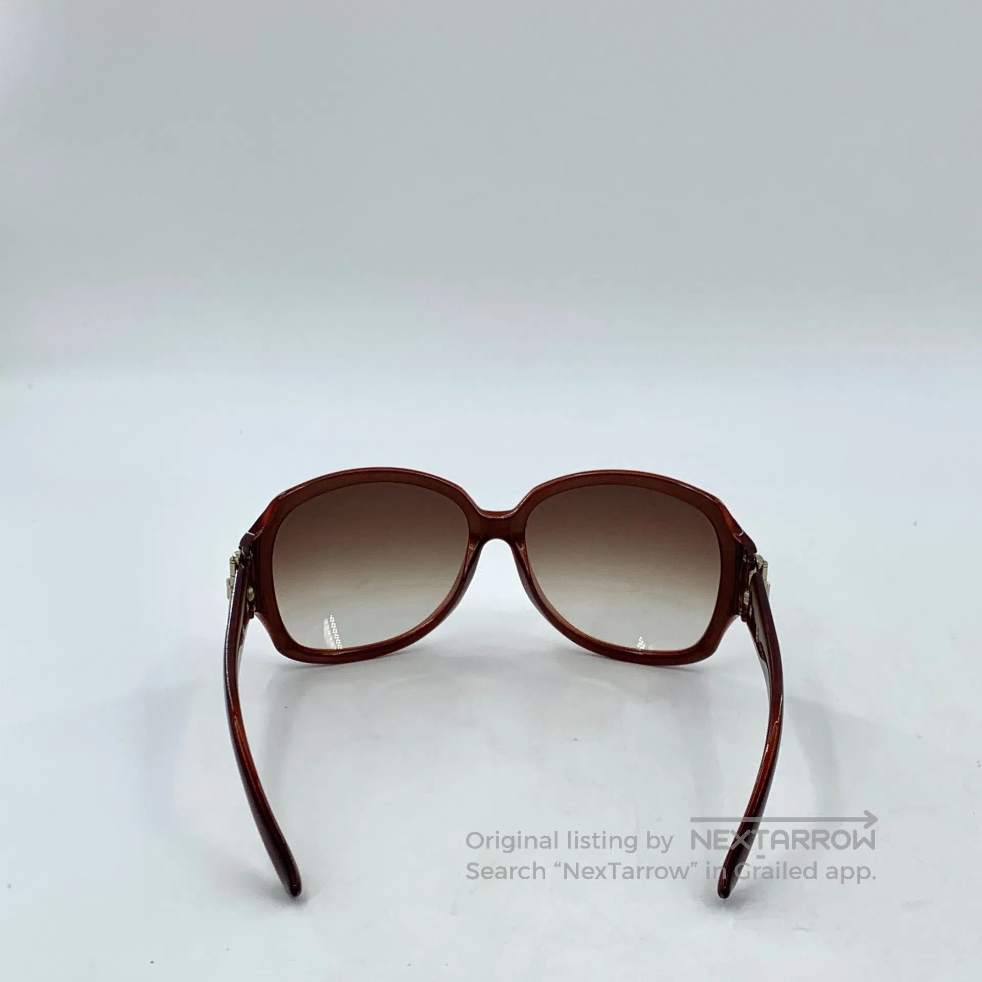 Gucci Guicci Brown Round Sunglasses| Size ONE SIZE - 4 Thumbnail