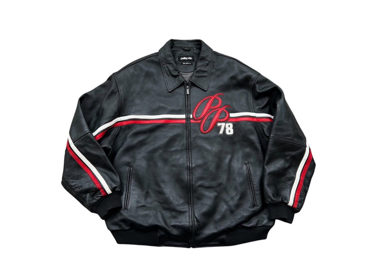 Pelle Pelle × Vintage Pelle Pelle Soda Club Marc Buchanan Leather Jacket 2000s Size US XXL / EU 58 / 5 - 2 Thumbnail