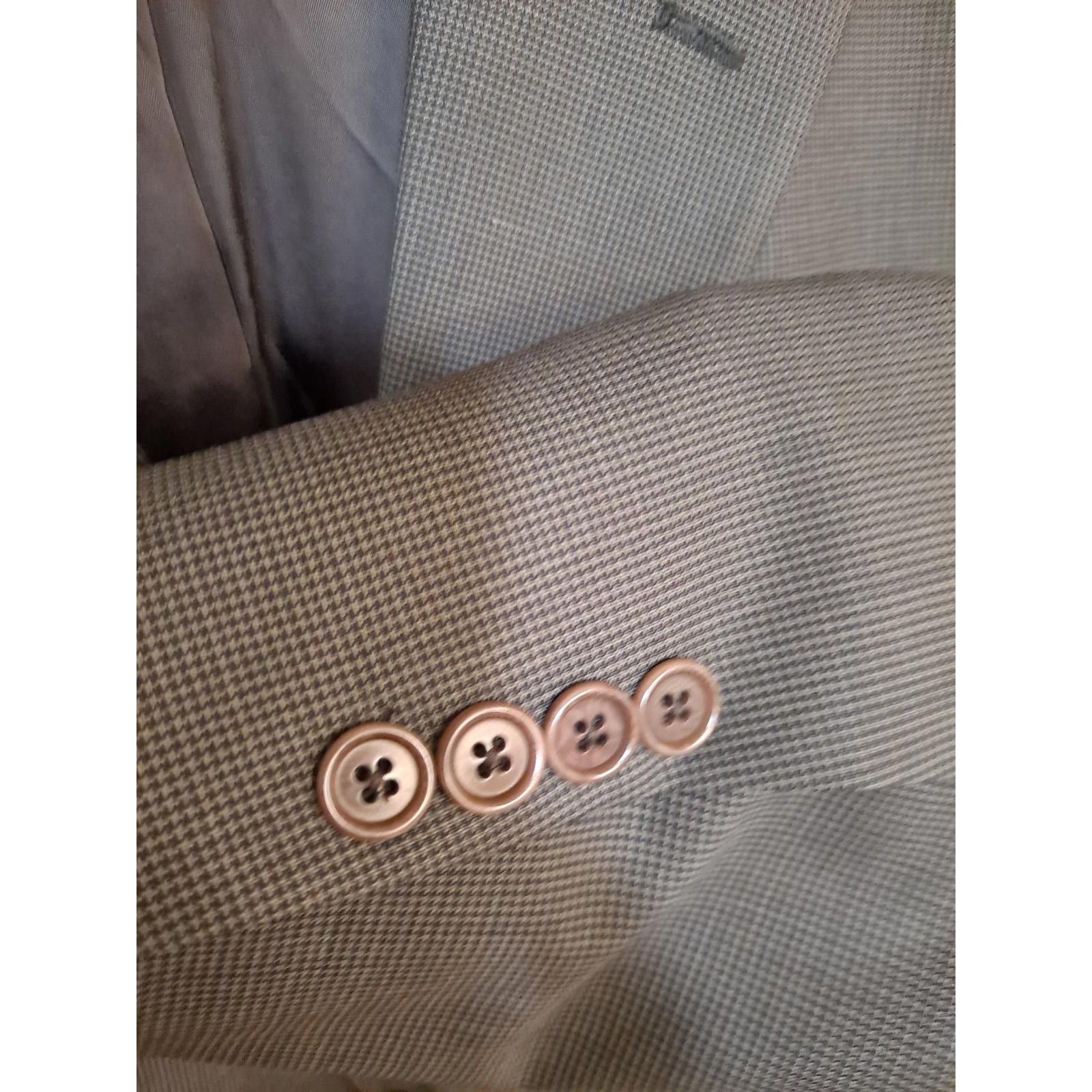 Brooks Brothers Brooks Brothers 2 Button Tan/Brown Plaid Blazer Size 48 LG Size 48R - 3 Thumbnail
