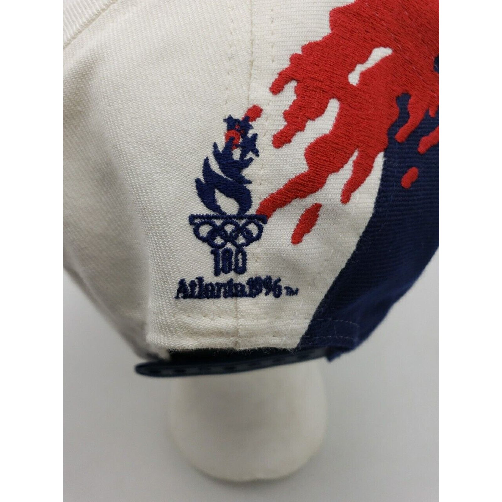 Logo Athletic 1996 Atlanta Olympics 90s USA Splash Logo7 Snapback Ball Cap Size ONE SIZE - 11 Thumbnail