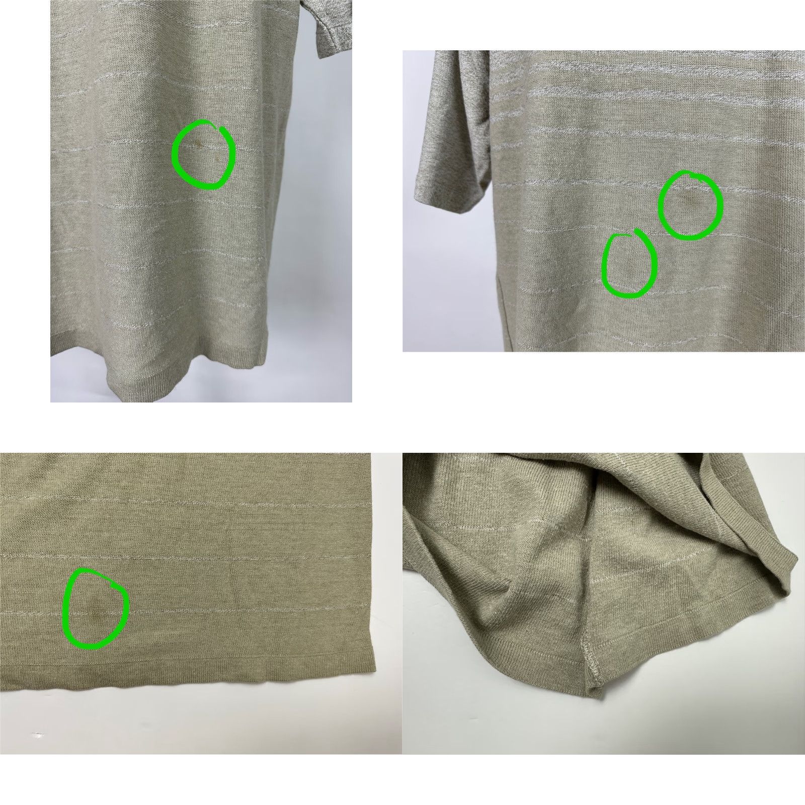 Vintage VINTAGE Fieldmaster Knit T-Shirt Men L Beige Striped Lightweight 90s Casual Minimal Crew Neck Short Sleeve Pattern Cotton Acrylic Size US L / EU 52-54 / 3 - 8 Thumbnail