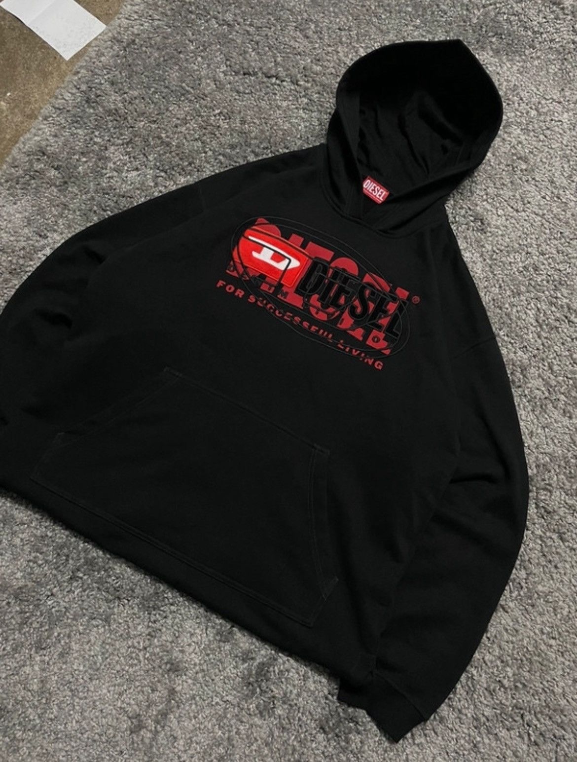Diesel Diesel S-Baxt hoodie with embroidered logo Size US XL / EU 56 / 4 - 4 Thumbnail