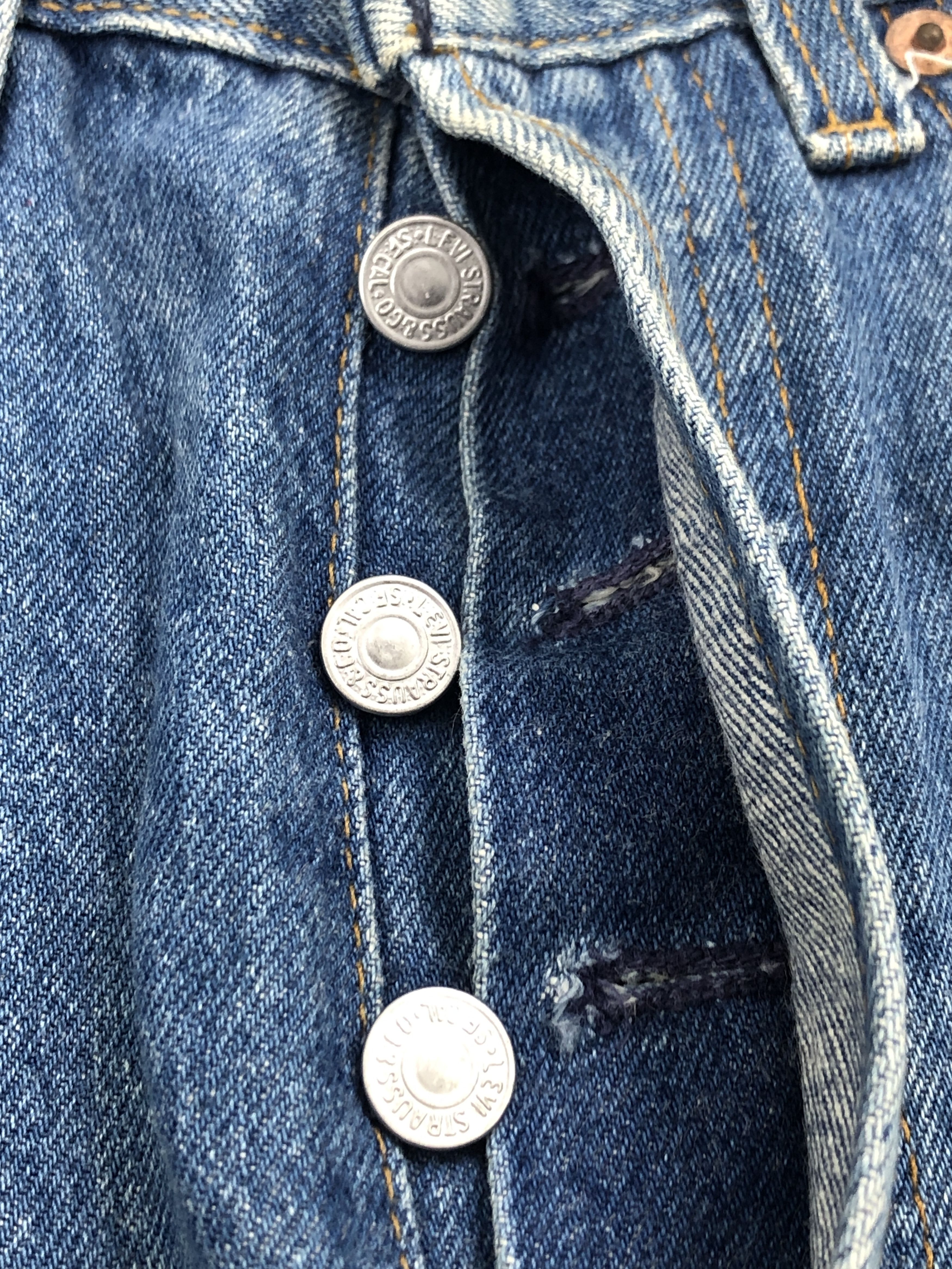 Levi's × Vintage Vintage 90s Levis 501 Light Blue Jeans Size US 29 - 11 Thumbnail