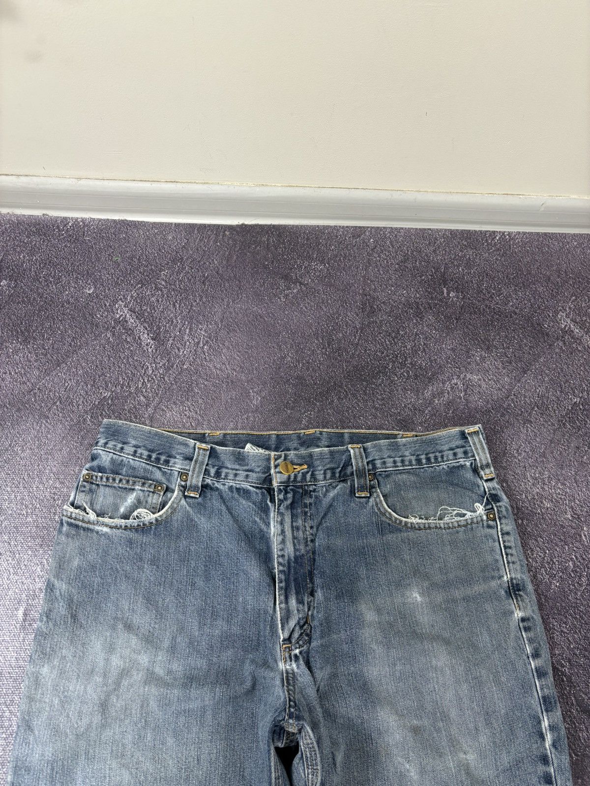 Carhartt Vintage Carhartt Y2K Faded American Hype Work Baggy Jeans Size US 36 / EU 52 - 11 Thumbnail