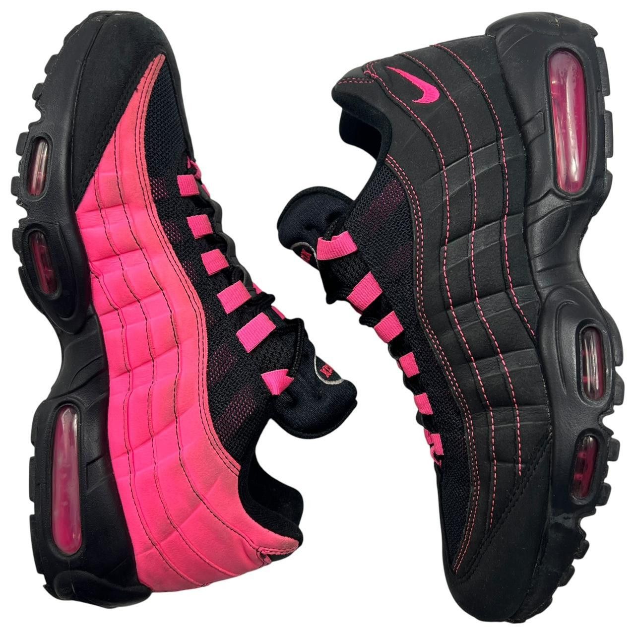 Nike Nike Air Max 95 Black Pink Blast - Size US 10 / EU 44 / UK 9 Size US 9 / EU 42 - 4 Thumbnail