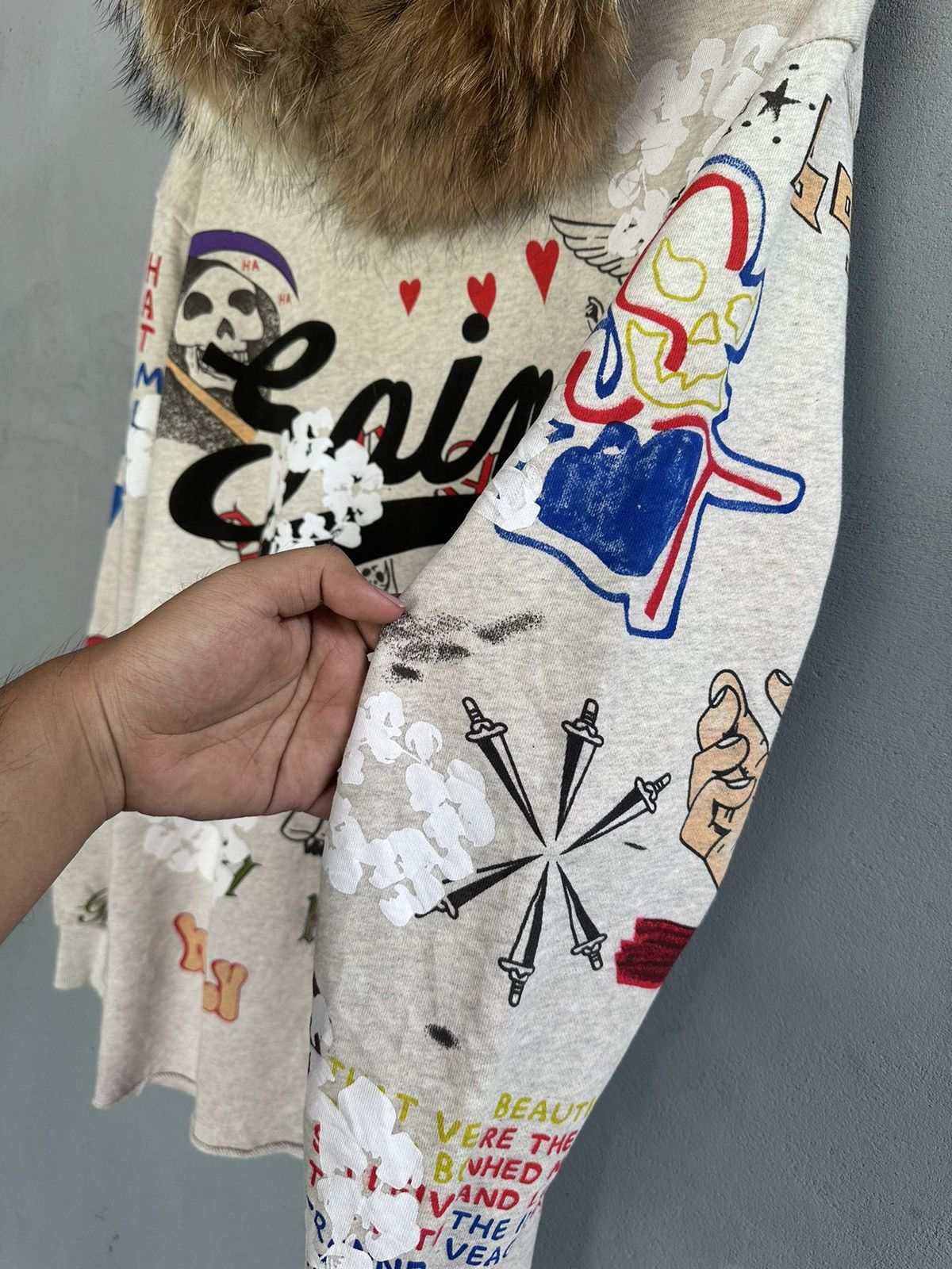 Beauty Beast × Hysteric Glamour × Japanese Brand Japanese Fur Hoodie Hbat Saint full art Size US L / EU 52-54 / 3 - 6 Thumbnail