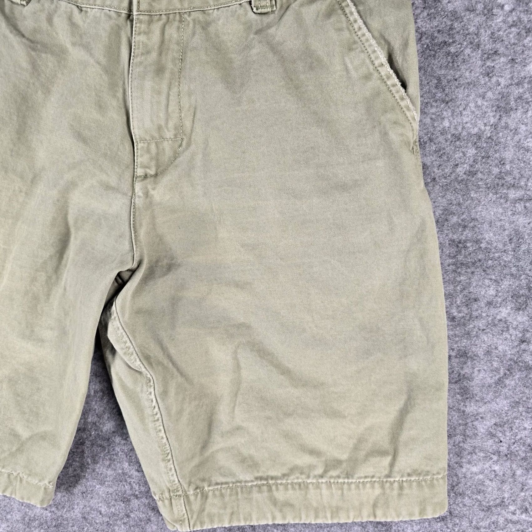 Superdry Superdry Mens Shorts 32 Chino Flat Front Green Size US 32 / EU 48 - 3 Thumbnail