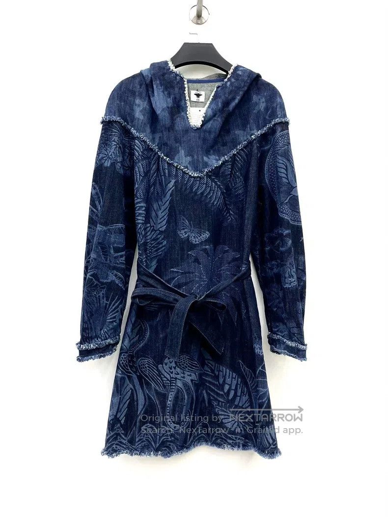 Dior Dior Classic wool-edged jungle pattern denim dress Size S / US 4 / IT 40 - 1 Thumbnail