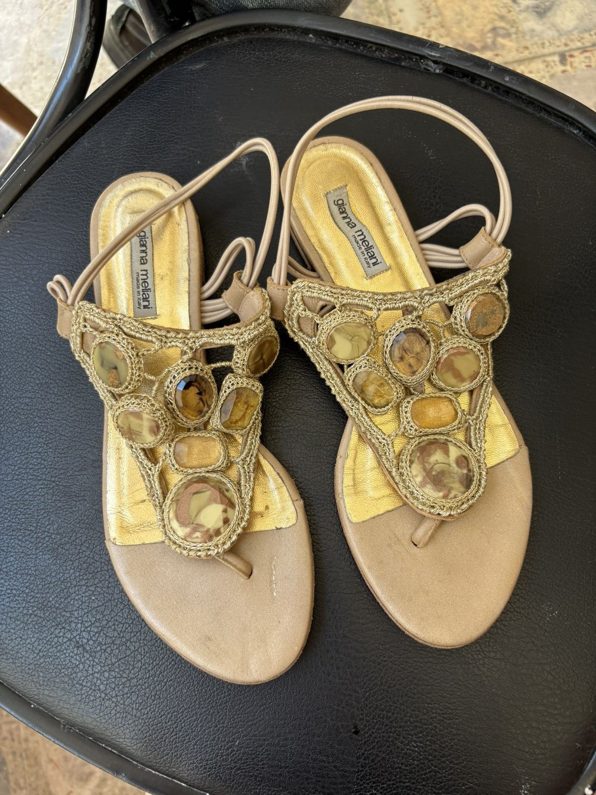 Vintage Gianna Meliani sandals Size US 6 / IT 36 - 13 Thumbnail