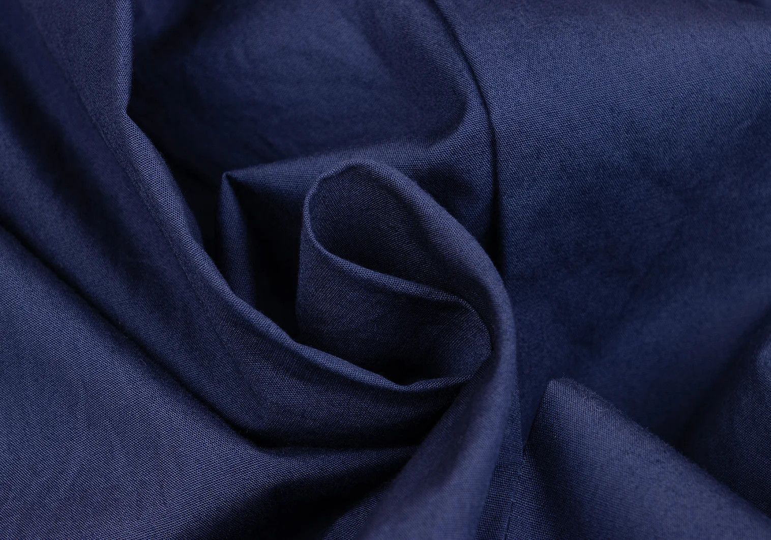 Jean Paul Gaultier Cotton Drawstring Collar Shirt in Navy, Size 46 Size US S / EU 44-46 / 1 - 16 Thumbnail
