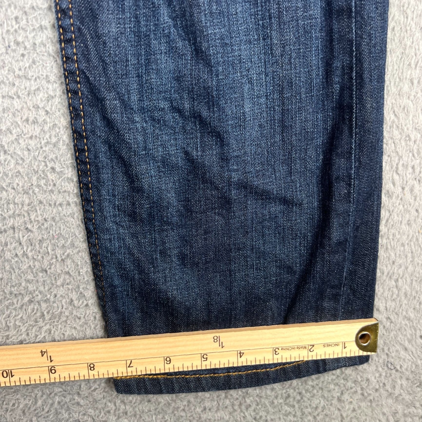 Levi's Levi's 514 Jeans Men's 30x31 Blue Slim Straight Leg Stretch Denim Size US 30 / EU 46 - 2 Thumbnail