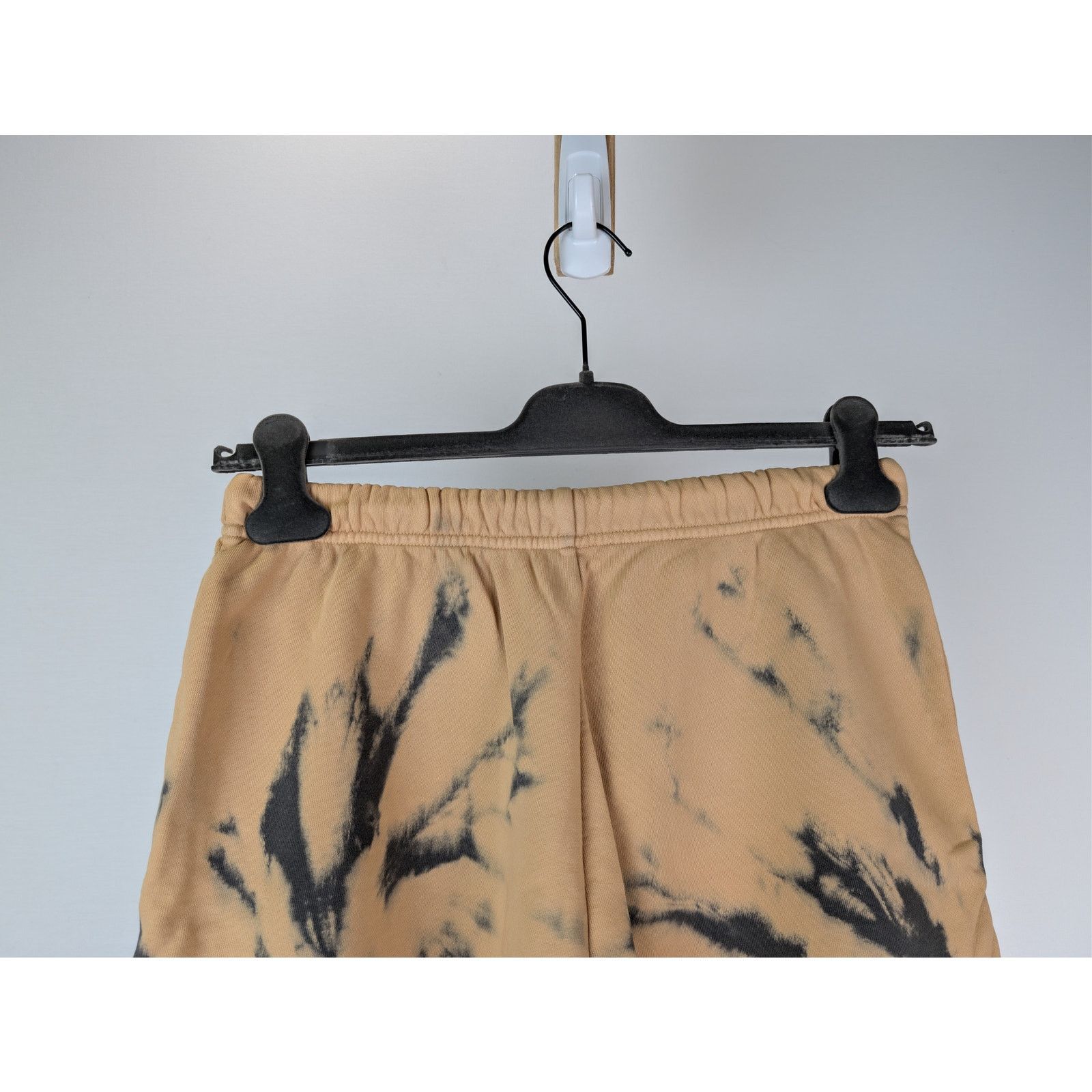Celine o1rshd1 Tie-Dye Cotton Fleece Shorts in Grey/Beige/Black Size US 30 / EU 46 - 11 Thumbnail